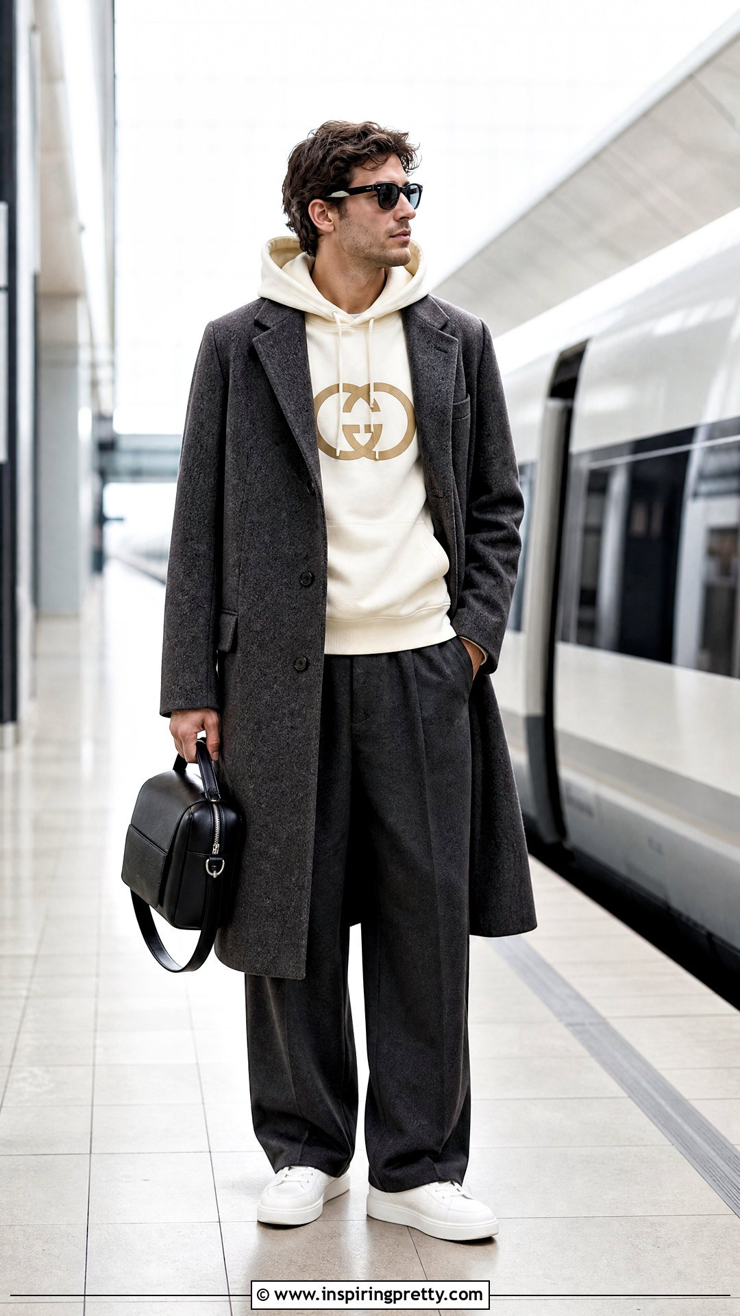 Gucci Hoodie With Wide Leg Trousers - 20 Gucci Men's Tops outfit ideas