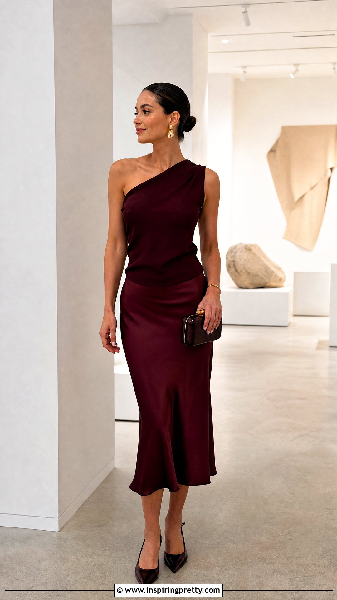 Gucci Tom Ford One Shoulder Top With Midi Skirt - 25 gucci tom ford top outfit ideas
