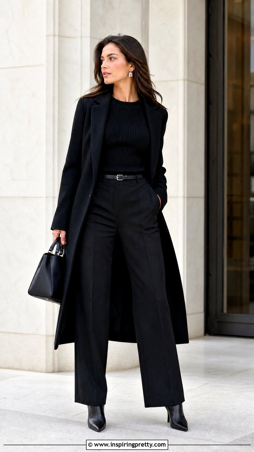 Guess Long Sleeve Top With A Monochrome Outfit - 20 guess long sleeve top outfit ideas