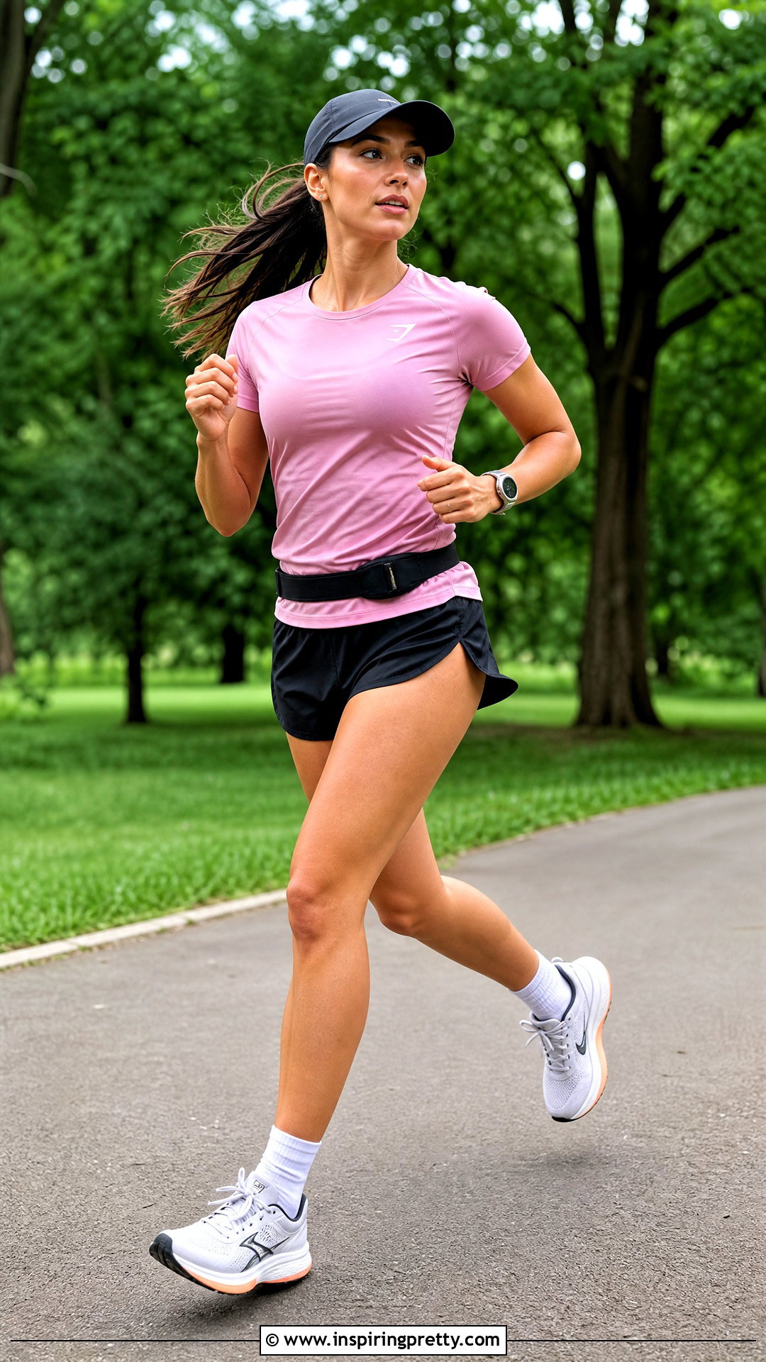 Gymshark Pink Top With Running Shorts - 20 gymshark pink top outfit ideas