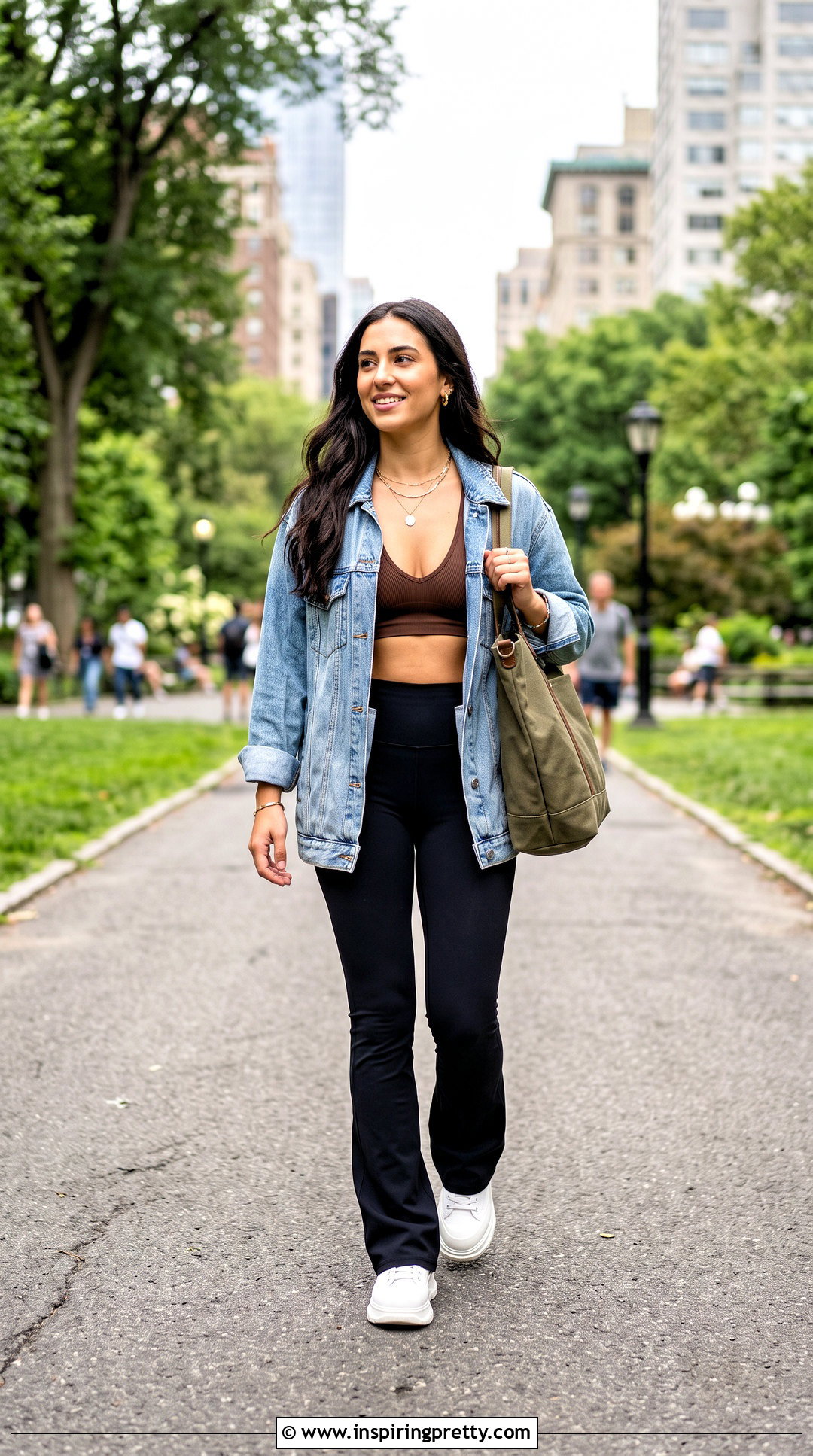 Hailey Bra Top With Flared Leggings - 20 Out From Under Hailey Seamless Plunge Bra Top outfit ideas