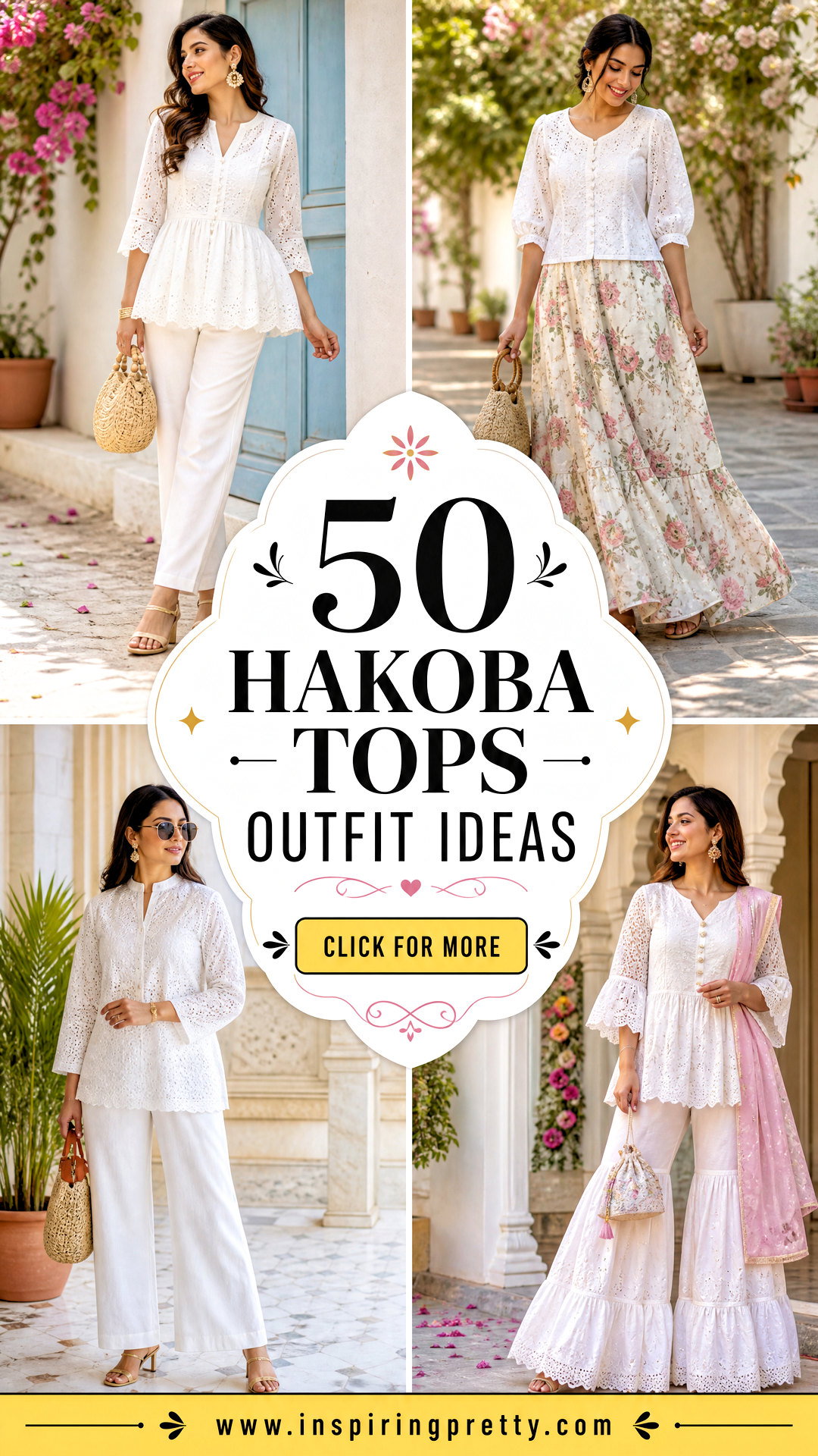 50 Hakoba Tops Outfit Ideas for Breezy Feminine Style - 50 Hakoba Tops Outfit Ideas for Breezy, Feminine Style