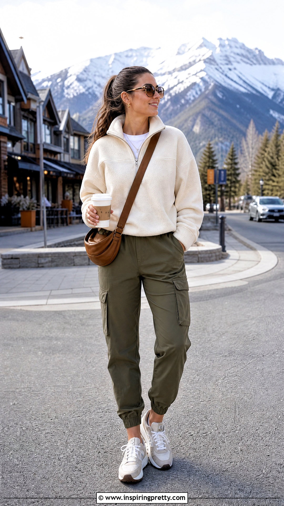 Half Zip Pullover With Cargo Pants - 50 tops to wear with cargo pants