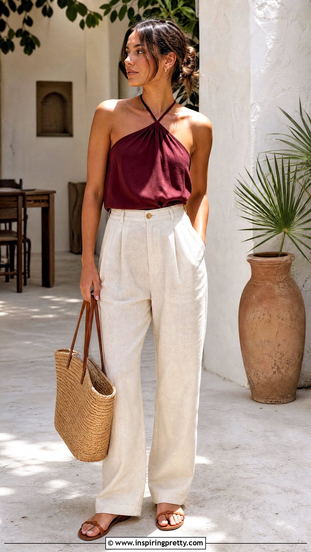 Halter Neck DIY Tank Top - 50 cut tank top diy ideas
