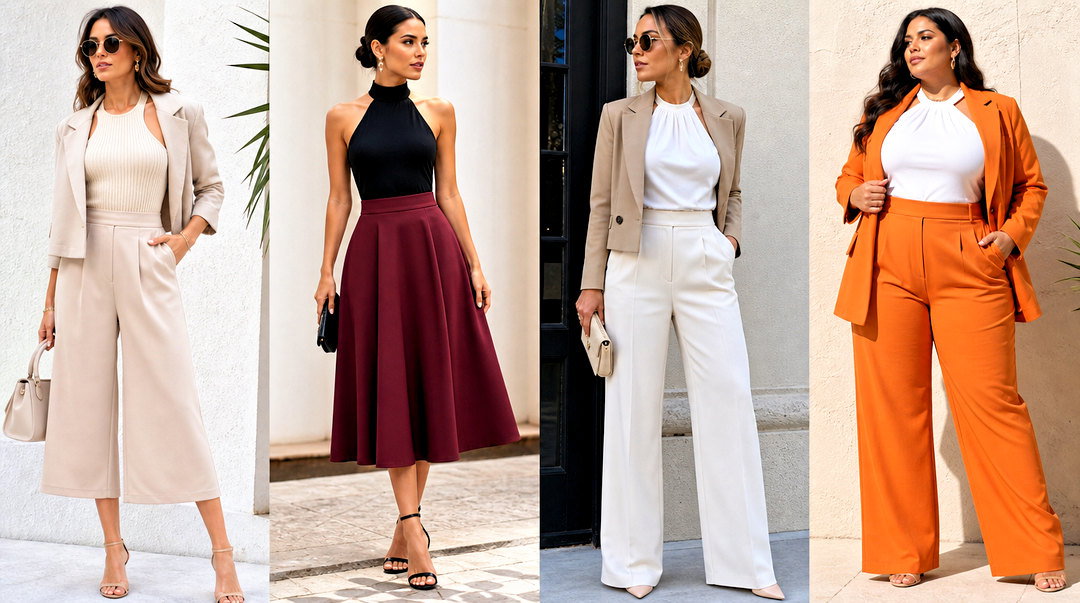 25 Halter Top Business Casual Outfits for Polished Workdays