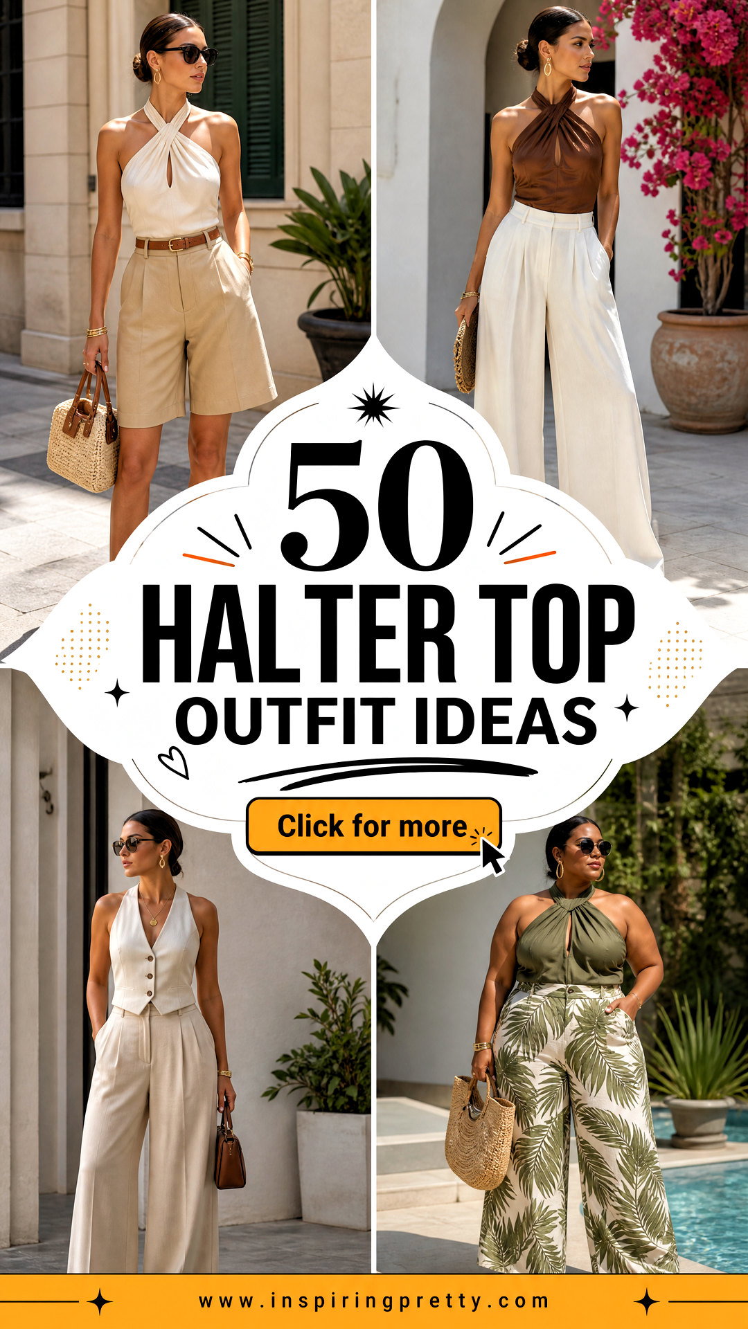 50 Halter Top Outfit Ideas for Chic Effortless Summer Looks - 50 Halter Top Outfit Ideas for Chic, Effortless Summer Looks