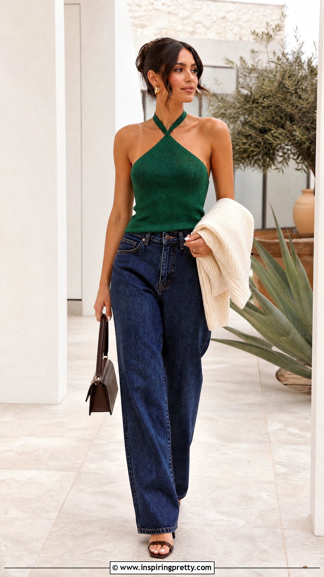 Halter Top With Baggy Jeans - 50 tops to wear with baggy jeans
