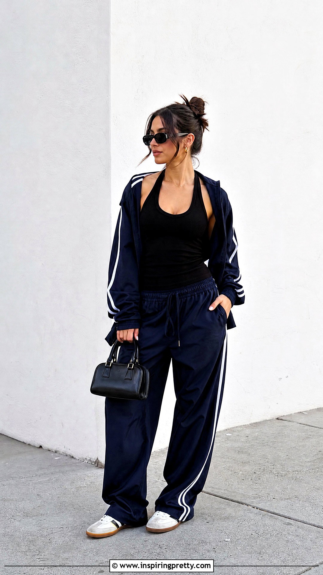 Halter Top With Track Pants - 50 halter top outfits