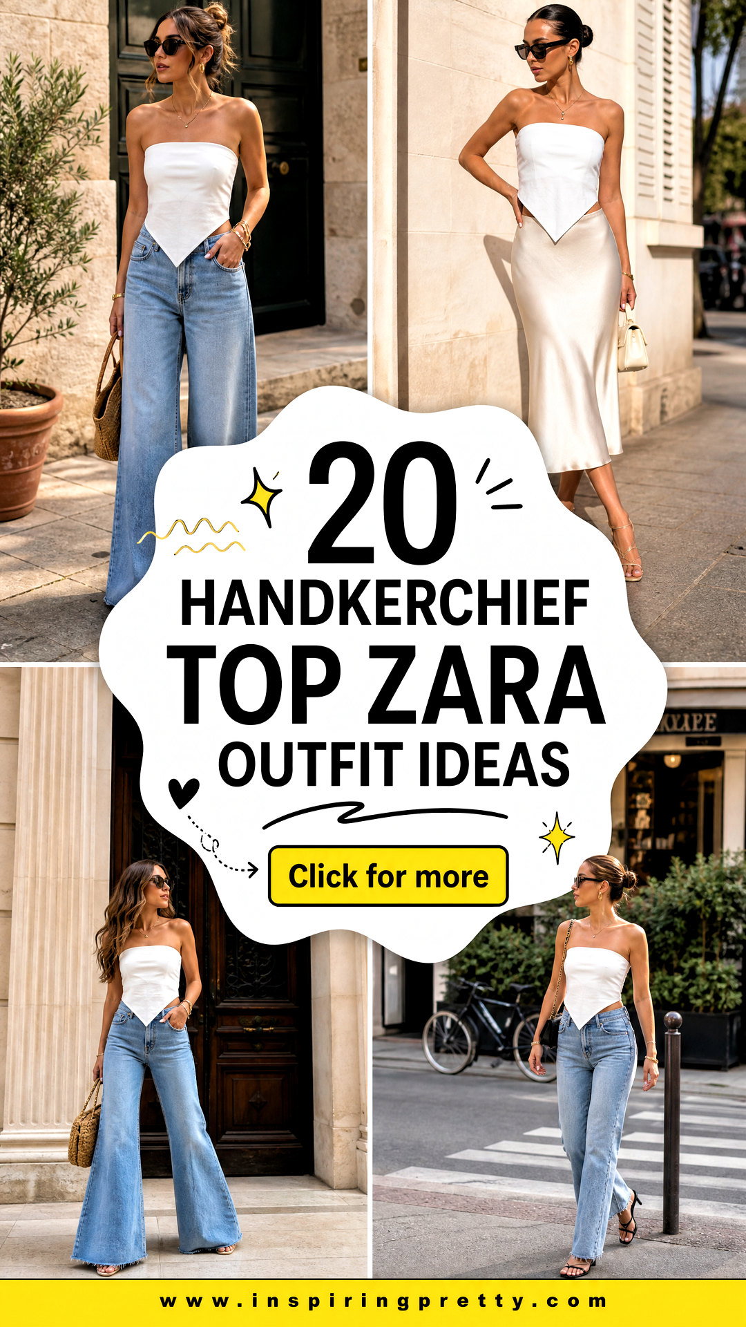 20 Handkerchief Top Zara Outfit Ideas for Summer Style - 20 Handkerchief Top Zara Outfit Ideas for Summer Style