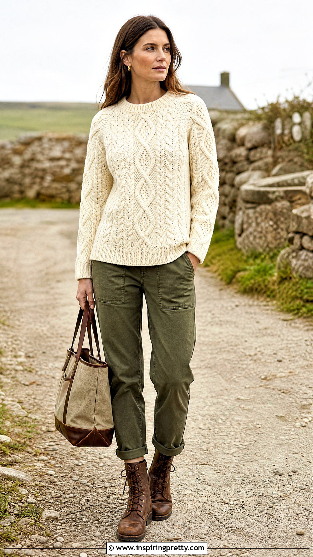 Handmade Aran Woolen Top Outfit - 50 woolen tops for women handmade ideas