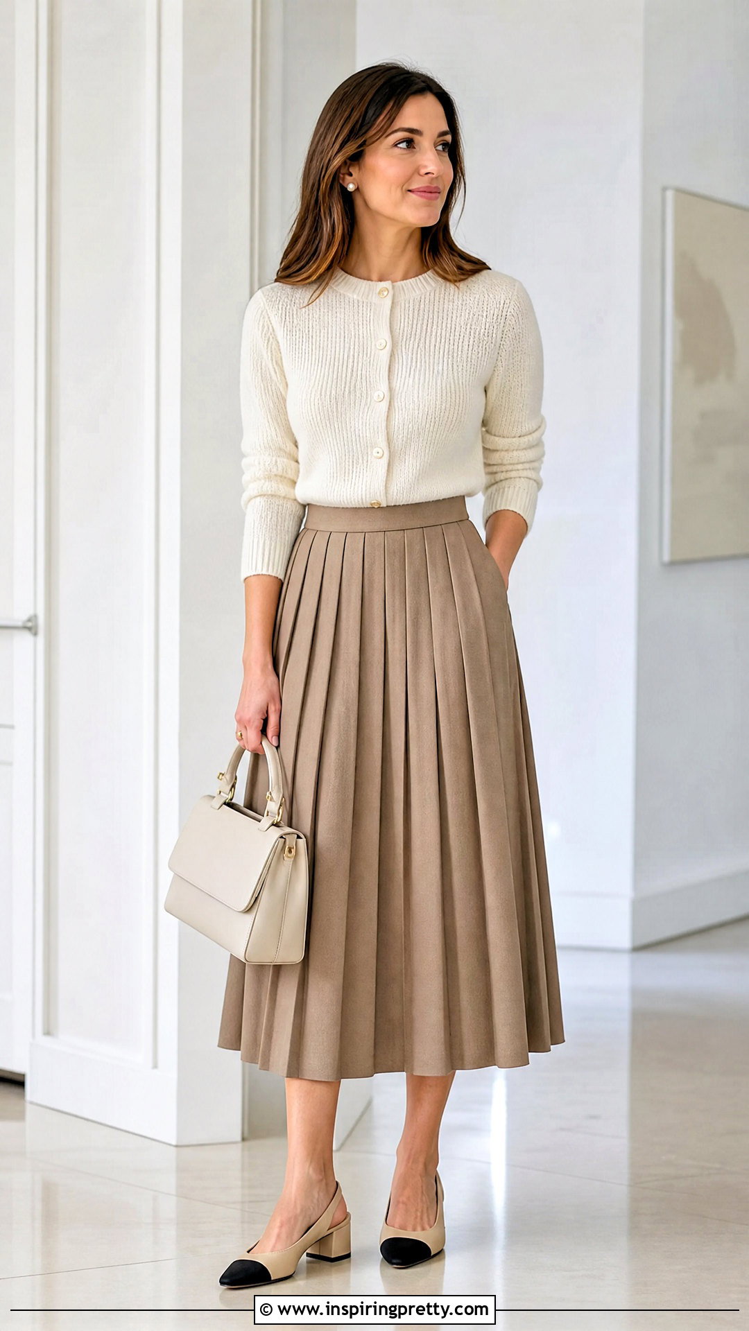 Handmade Button Front Woolen Top Outfit - 50 woolen tops for women handmade ideas