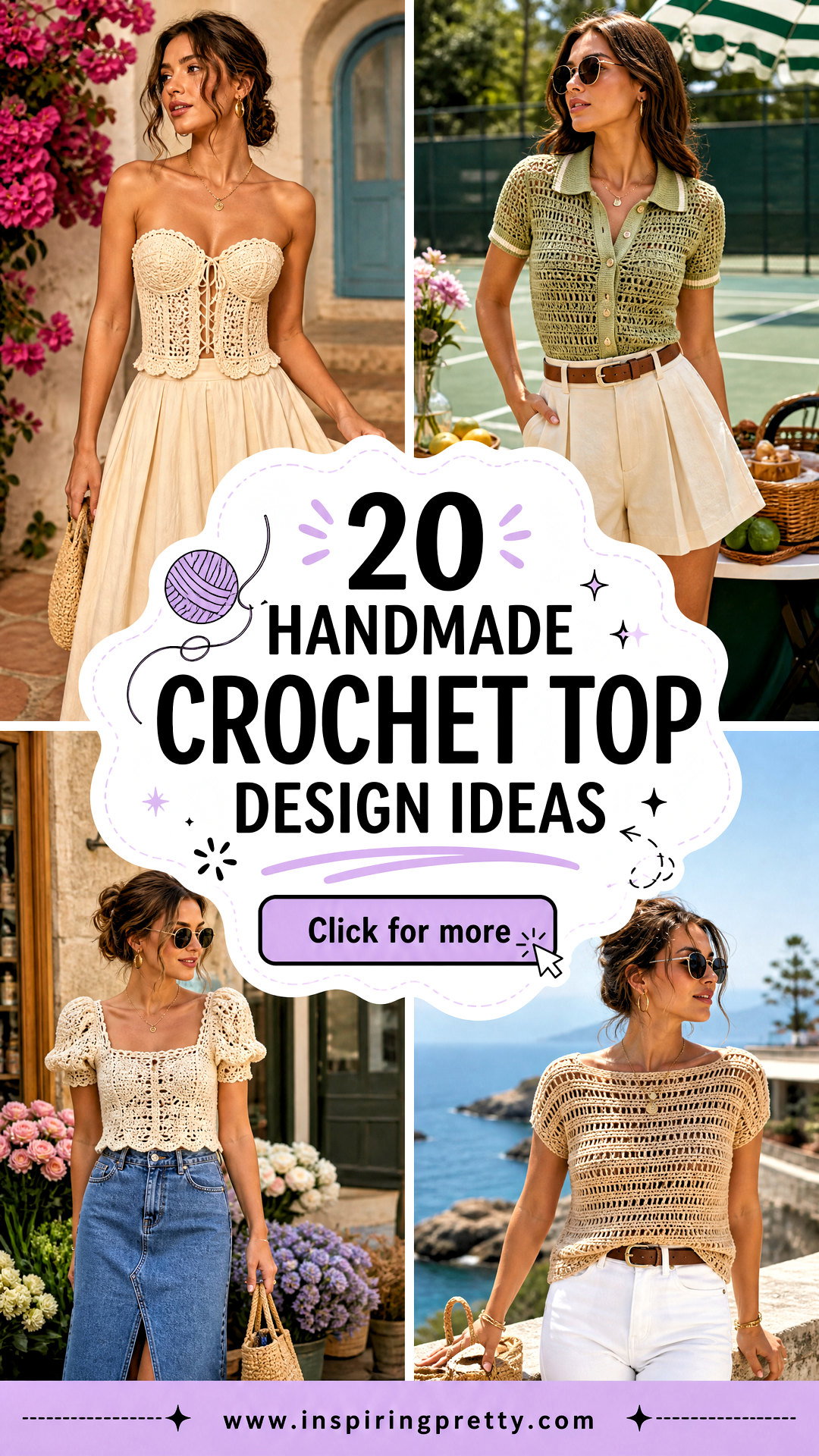 20 Handmade Crochet Top Design Ideas for Creative Summers - 20 Handmade Crochet Top Design Ideas for Creative Summers