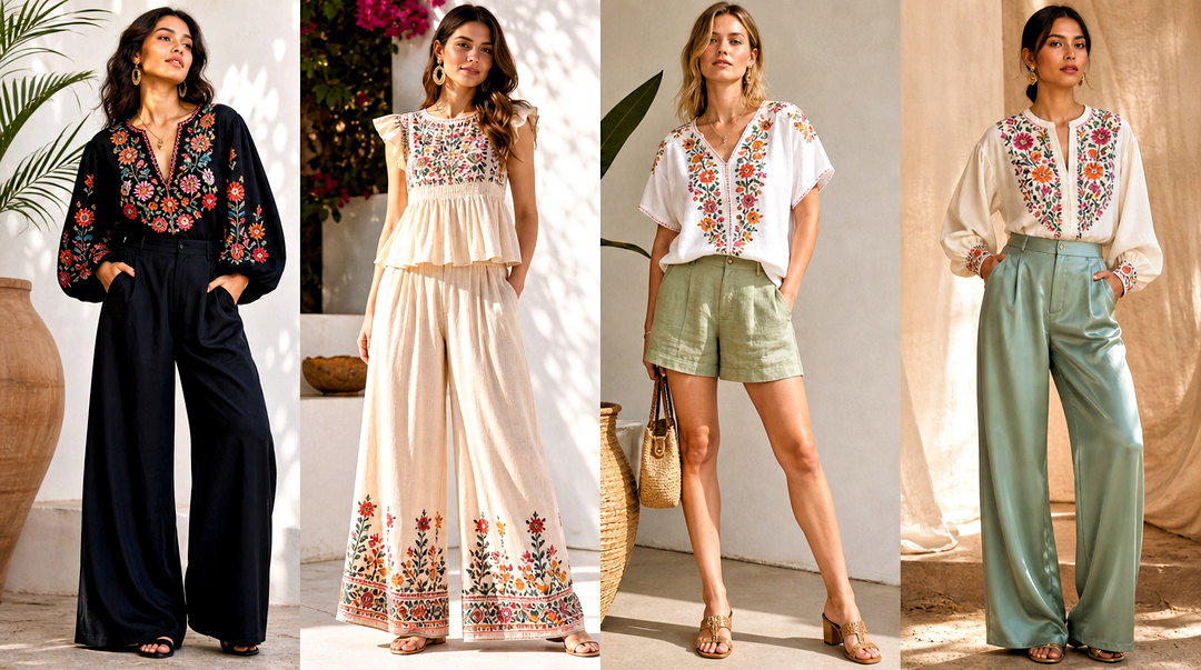 20 Handmade Embroidered Top Outfit Ideas for Artisan Style