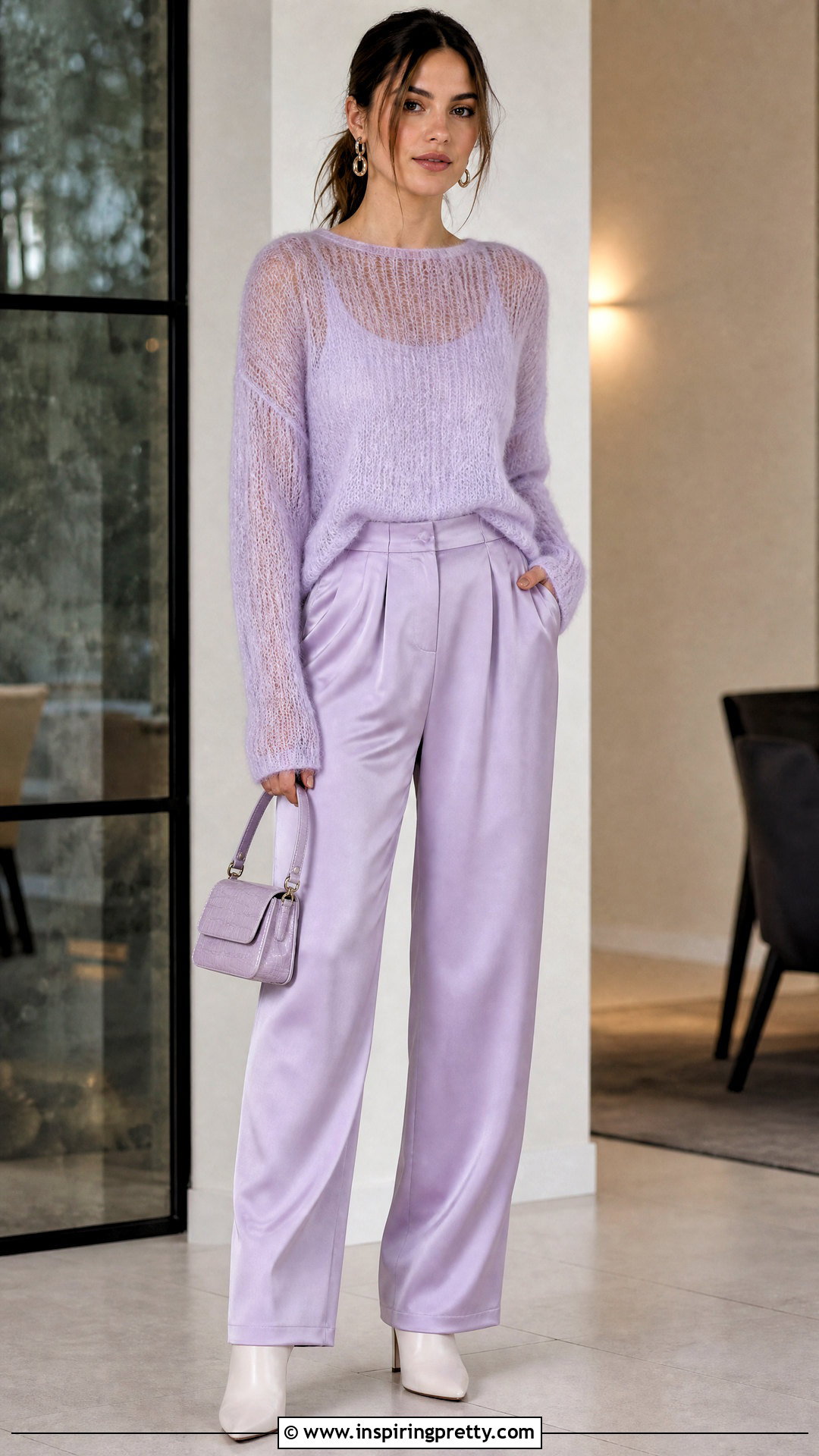 Handmade Mohair Layered Woolen Top Outfit - 50 woolen tops for women handmade ideas