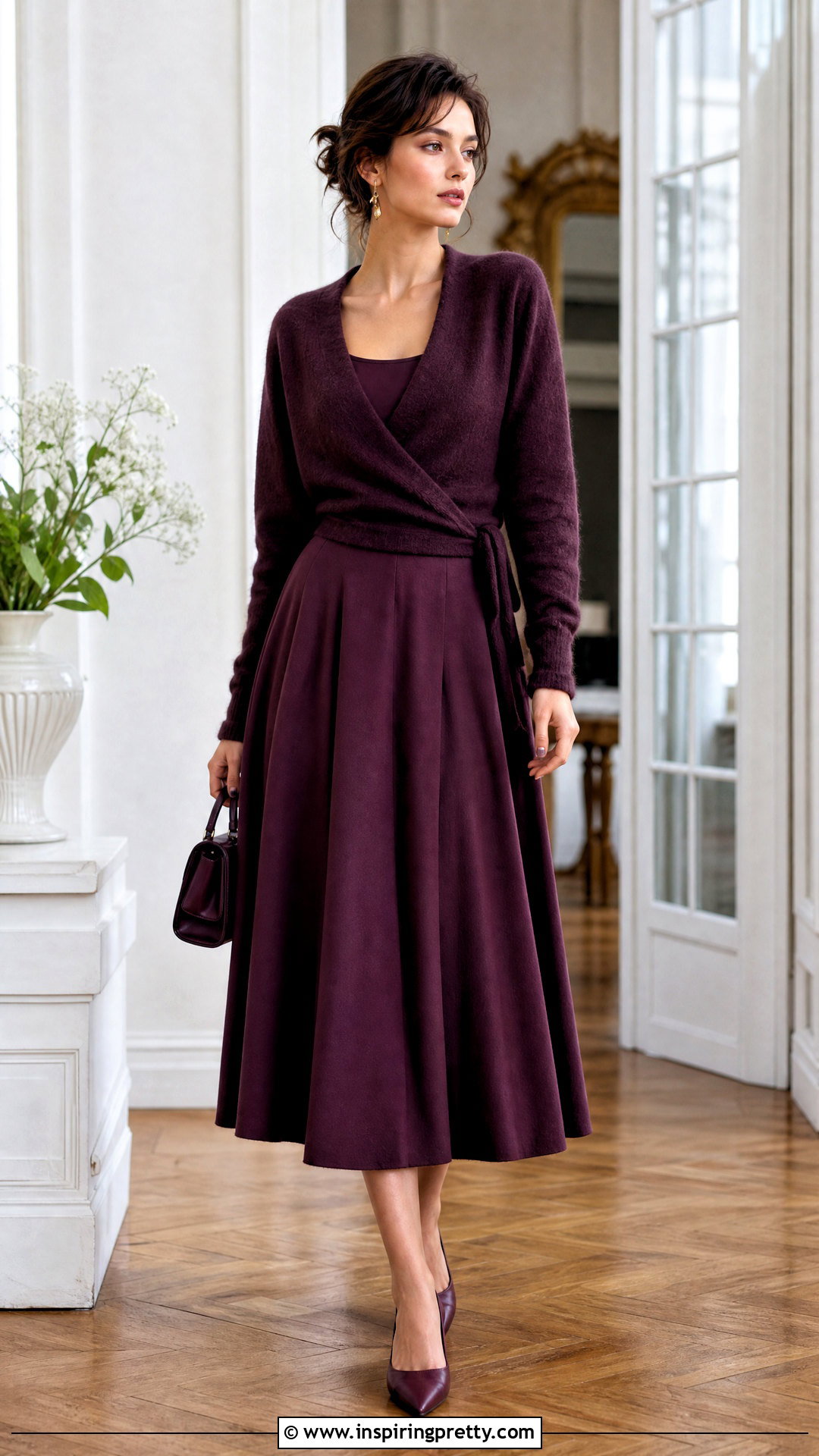 Handmade Wrap Woolen Top Outfit - 50 woolen tops for women handmade ideas