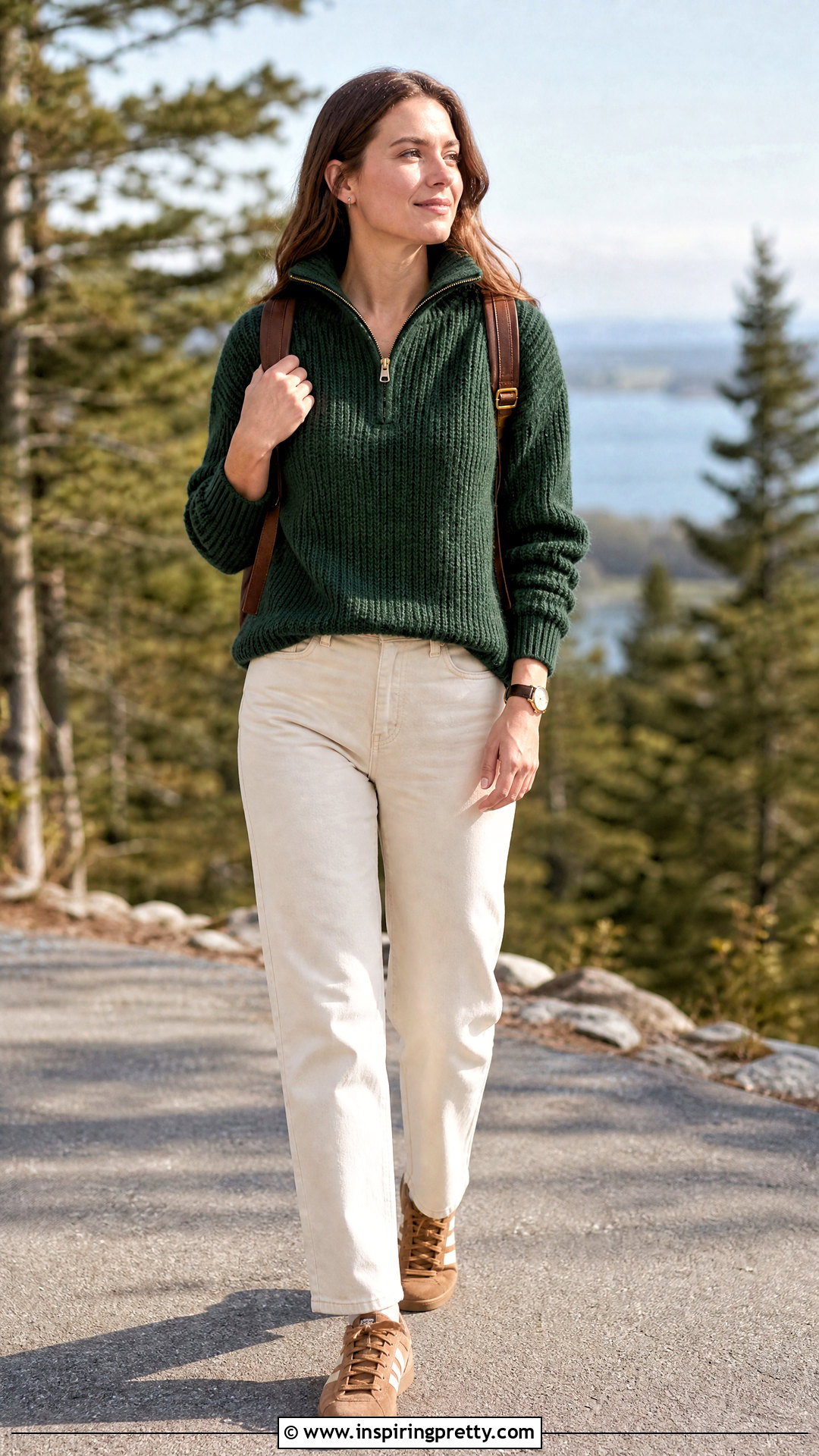 Handmade Zip Neck Woolen Top Outfit - 50 woolen tops for women handmade ideas