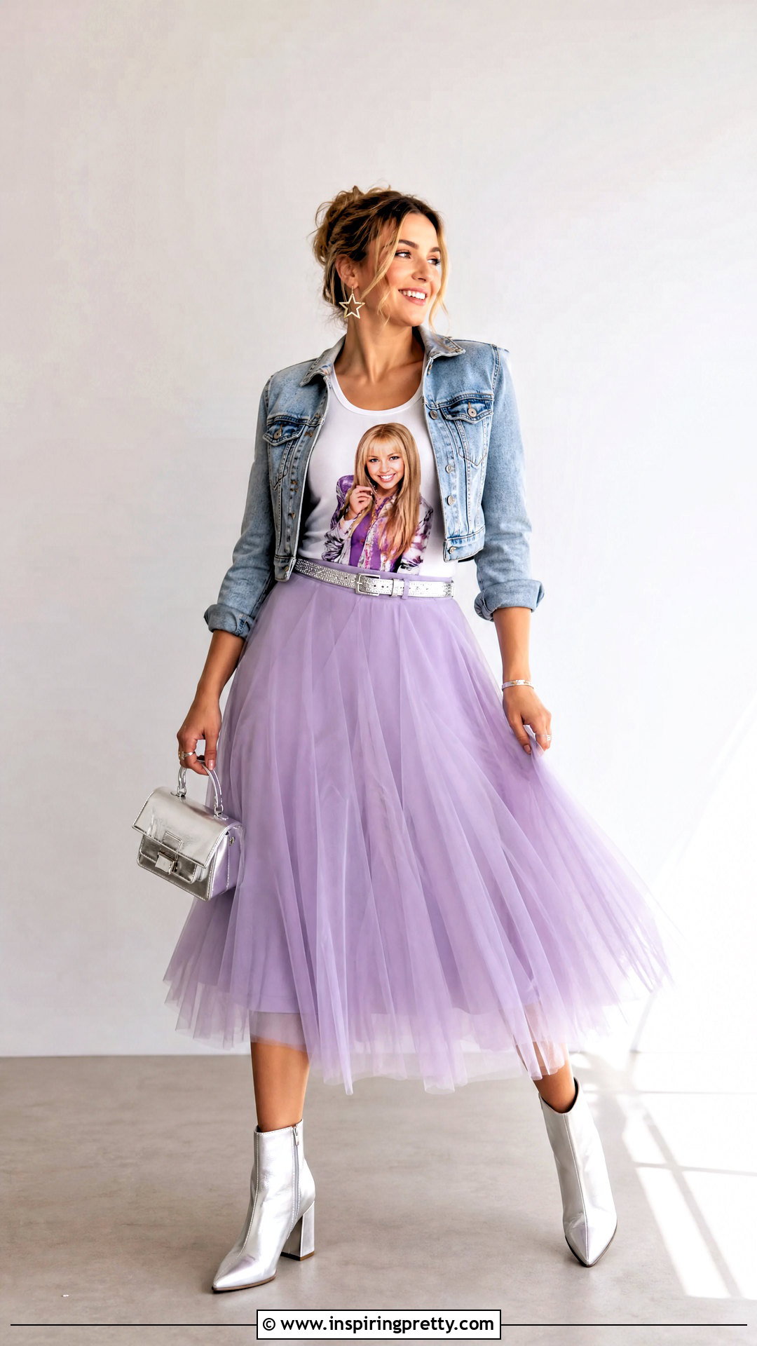 Hannah Montana Tank Top With Tulle Skirt - 25 hannah montana tank top outfit ideas