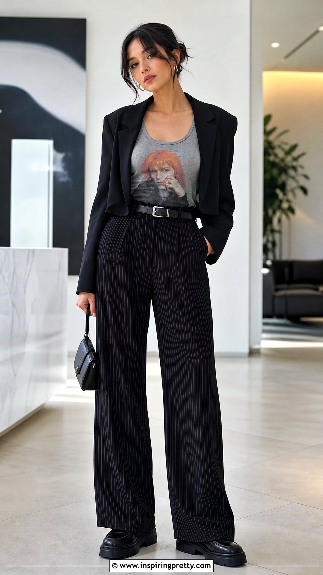 Hayley Williams Tank Top With Pinstripe Pants - 25 hayley williams tank tops