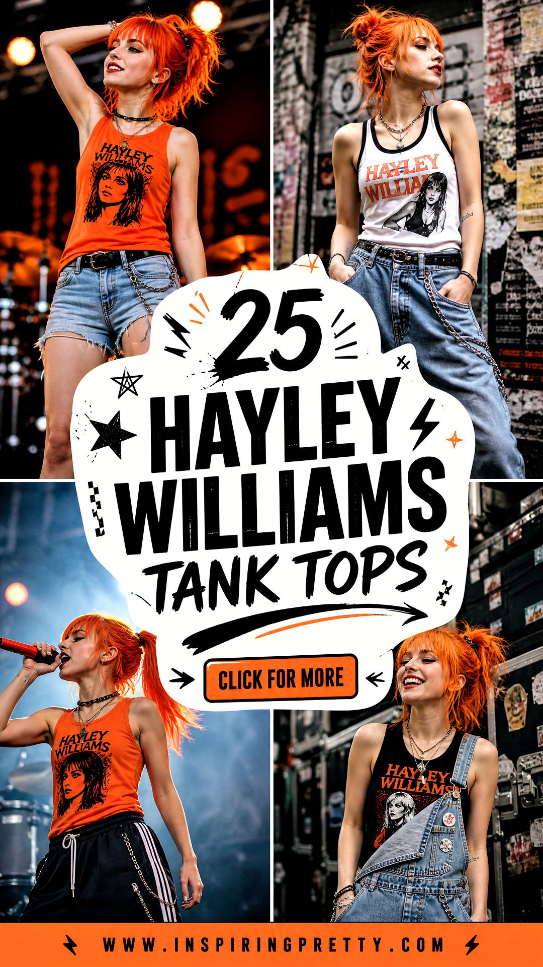 25 Hayley Williams Tank Tops for Bold Punk-Inspired Style - 25 Hayley Williams Tank Tops for Bold Punk-Inspired Style
