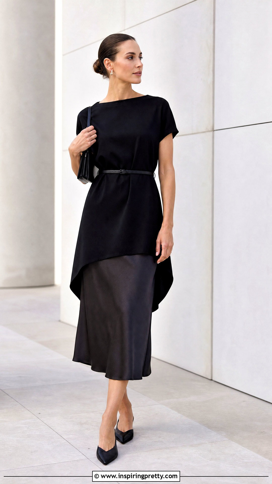 Hi Lo Tunic Top With Midi Skirt - 20 Hi Lo Tunic Tops outfit ideas