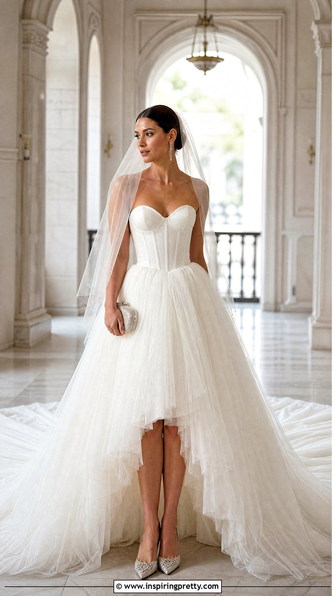 High Low Tulle Wedding Skirt With Corset Top - 25 Tulle Wedding Skirt And Top outfit ideas