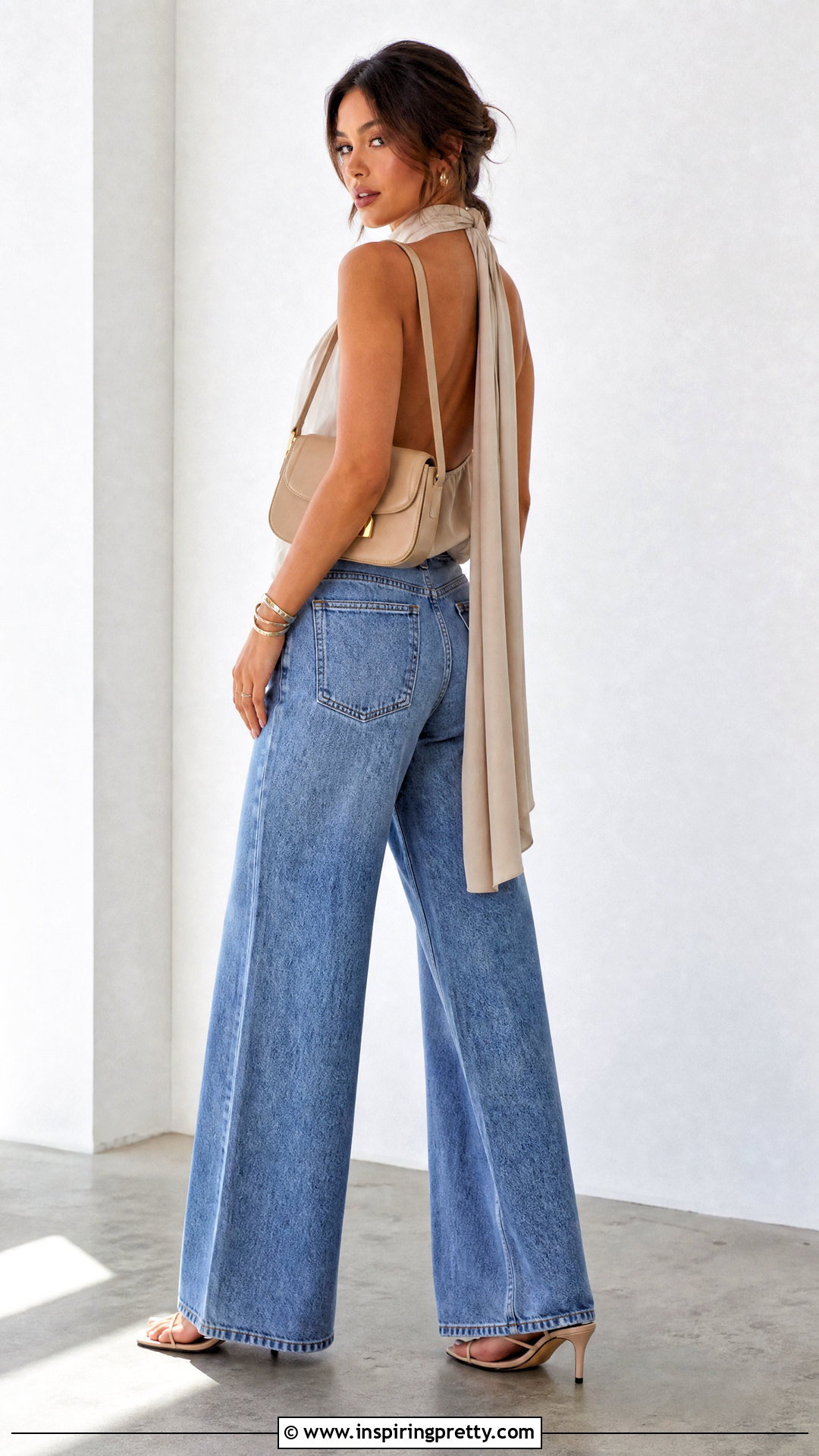 High Neck Scarf Top - how to turn scarf into top (20 ways)