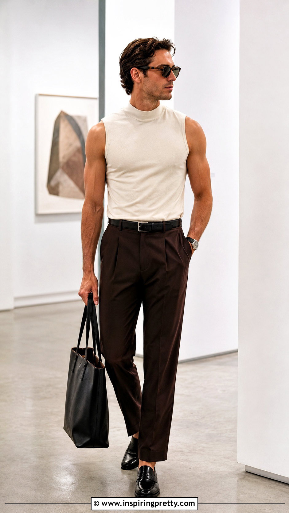 High Neck Tank Top - 20 mens tank top designs
