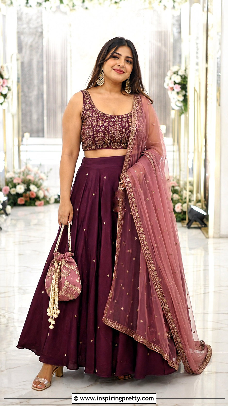 High Waisted Skirt And Crop Top For Curvy Women - 50 skirt and crop top indian weddings