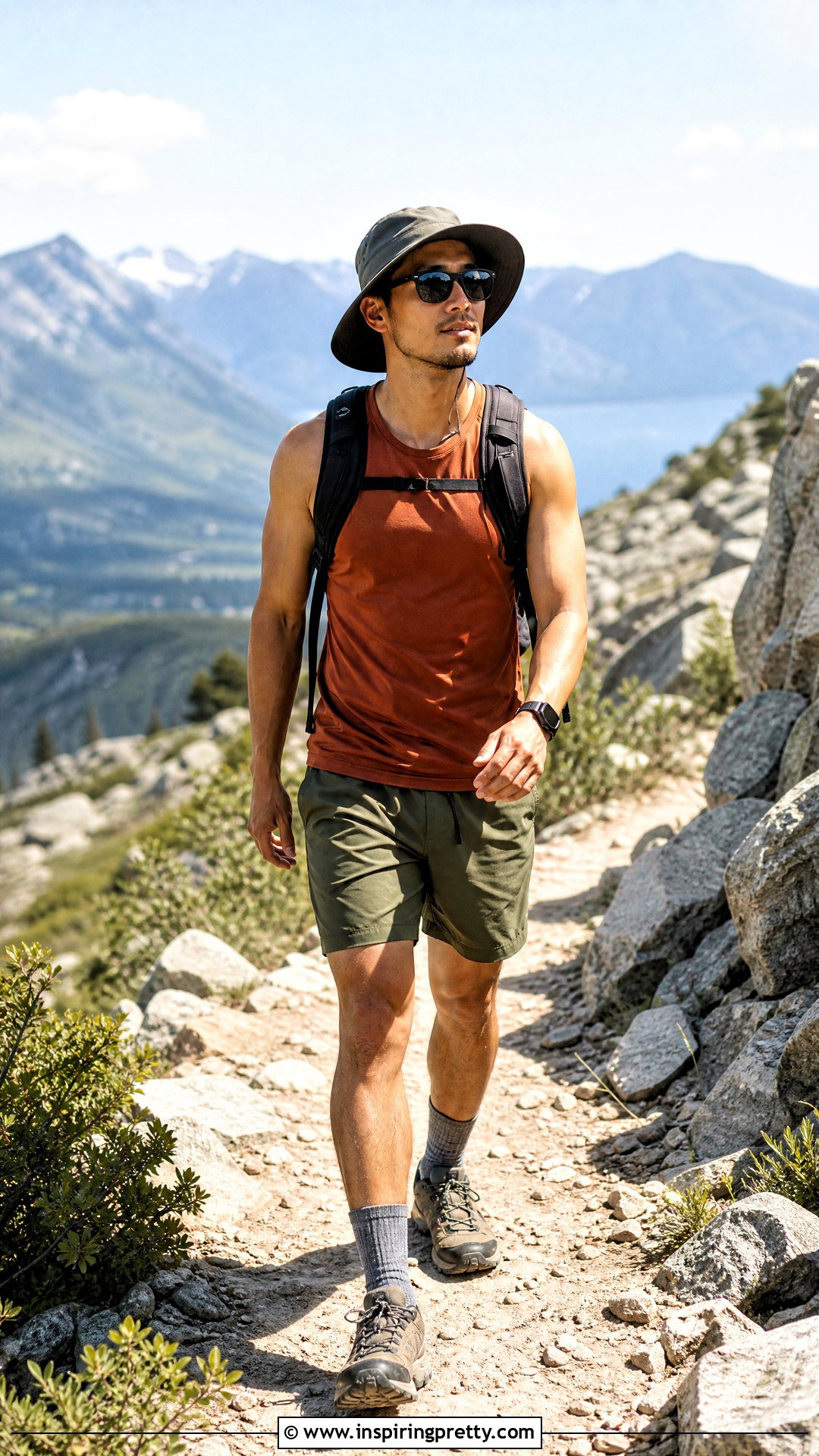 Hiking Tank Top With Trail Shorts - 50 tank tops for men