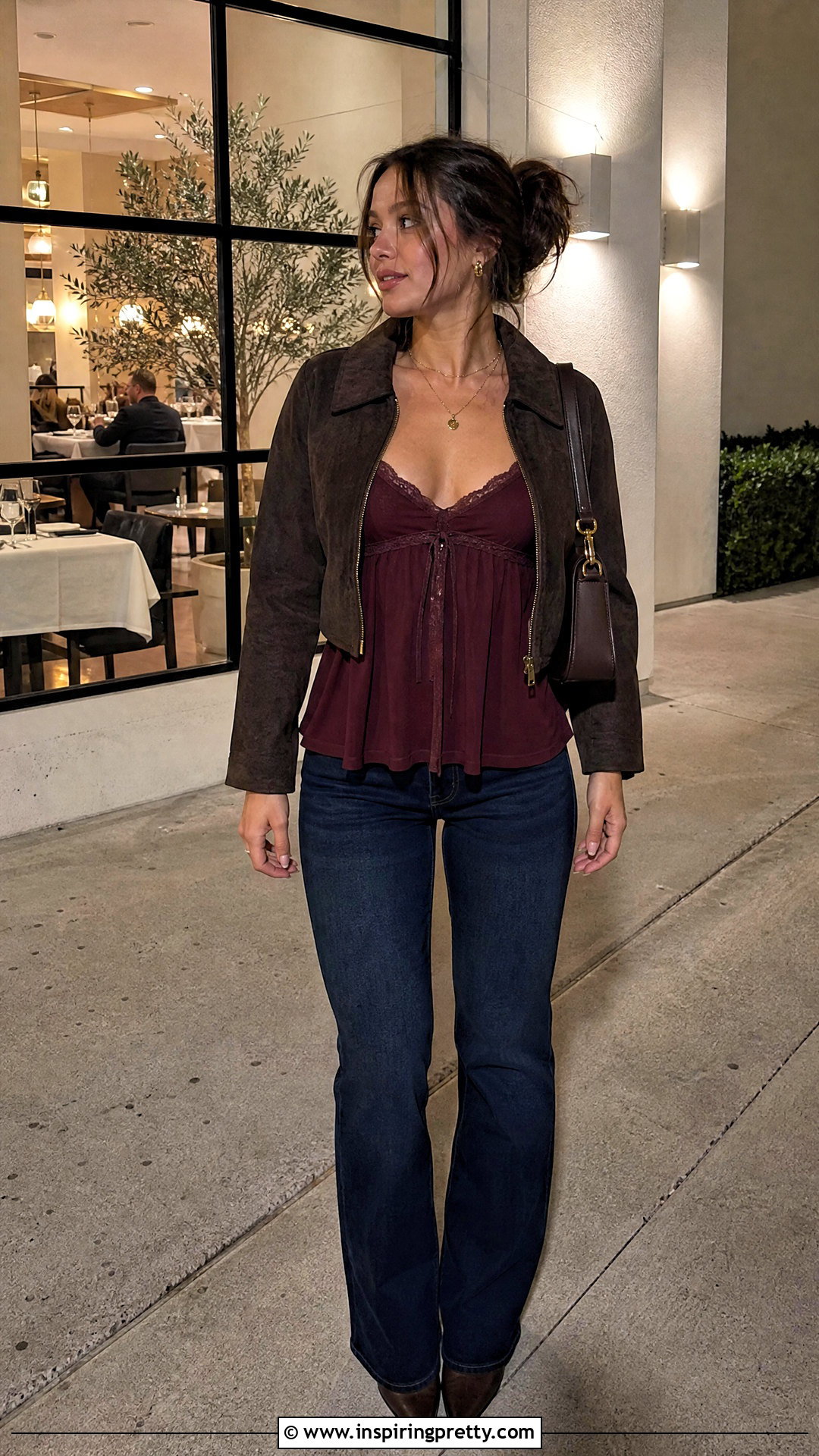 Hollister Babydoll Top With Dark Wash Jeans - 50 hollister babydoll top outfit ideas