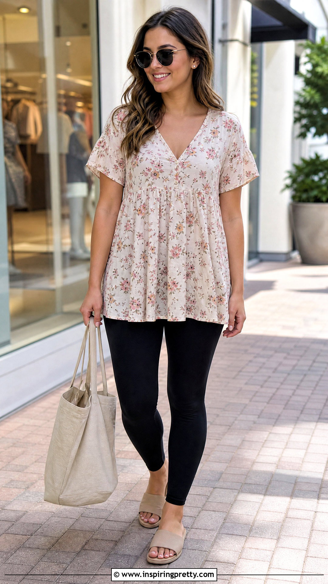 Hollister Babydoll Top With Leggings And Slides - 50 hollister babydoll top outfit ideas