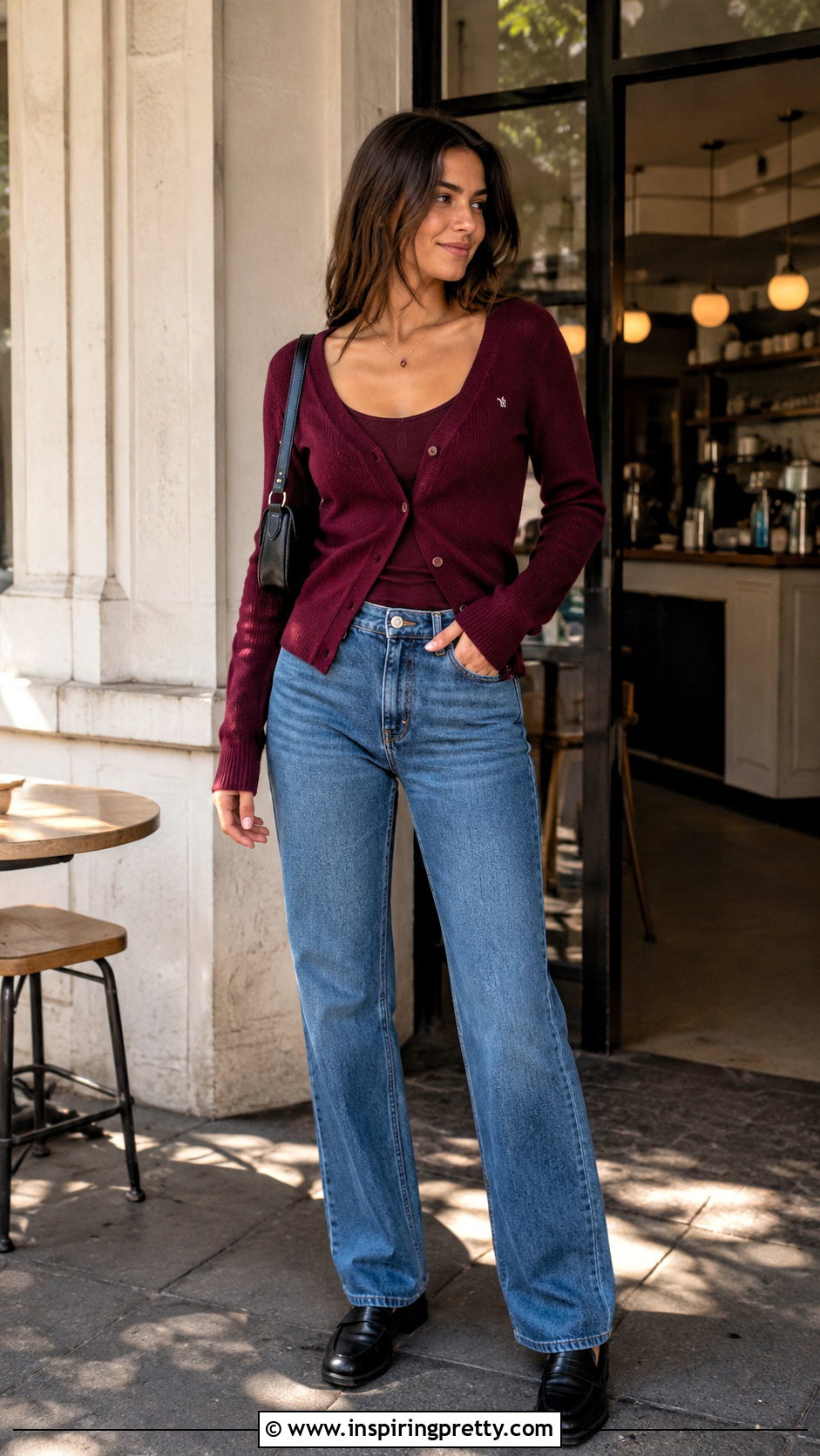 Hollister Cardigan With Cami And Straight Jeans - 50 hollister tops outfit ideas