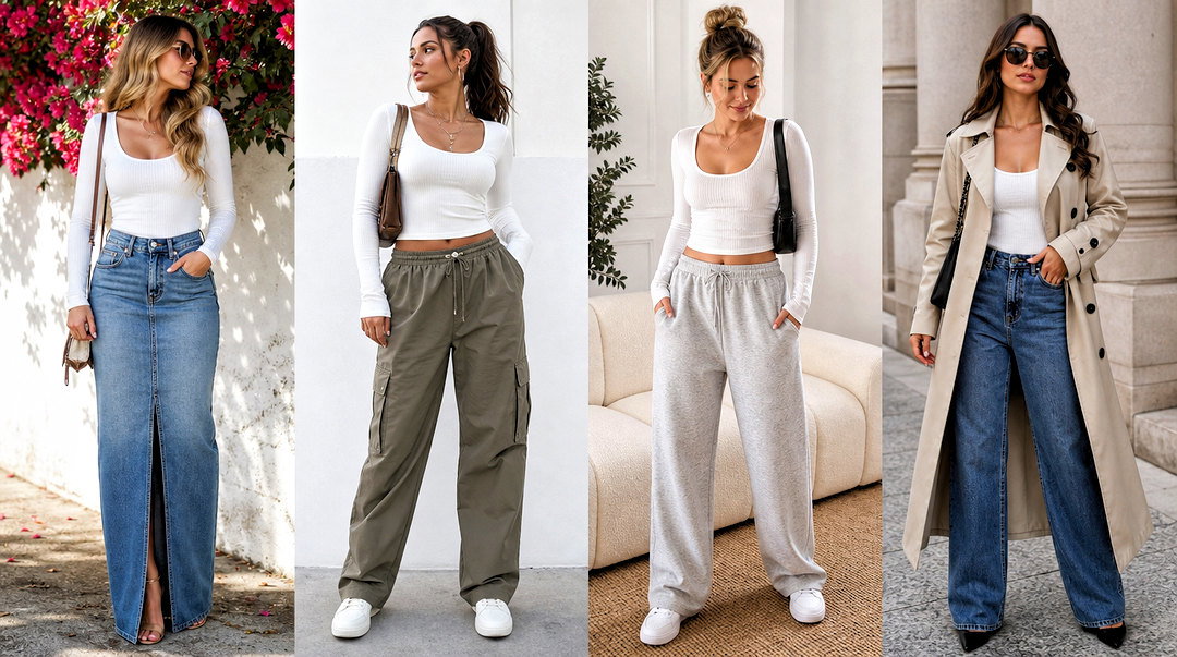 20 Hollister Ribbed Scoop Top Outfit Ideas for Weekend Style