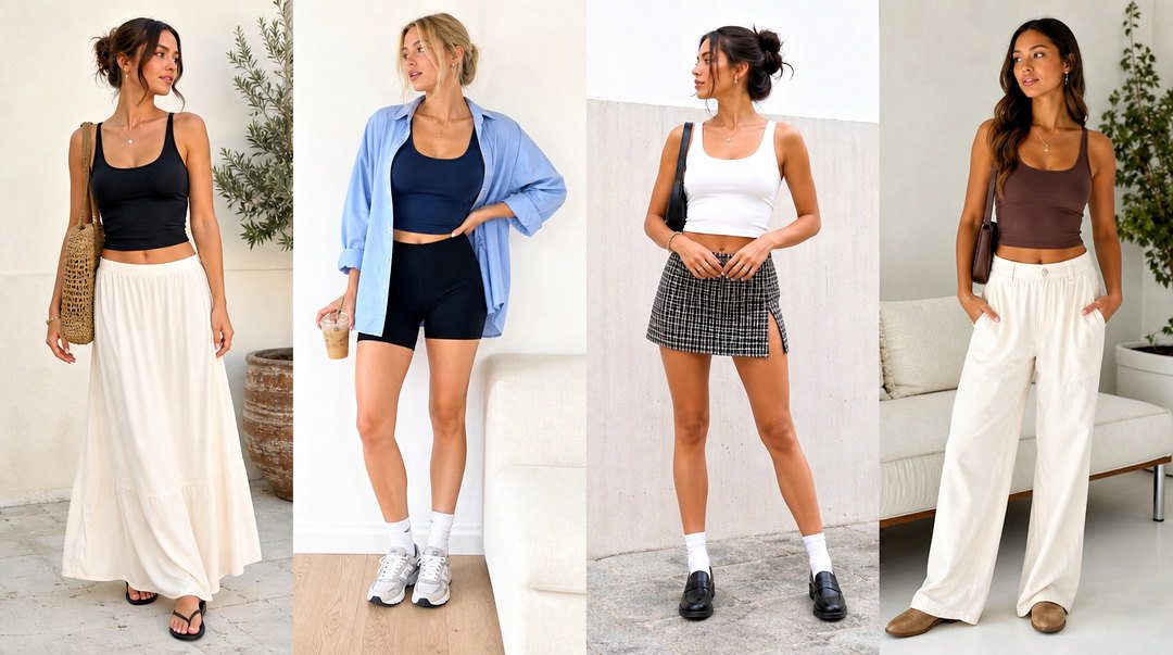 25 Hollister Seamless Top Outfit Ideas for Sleek Everyday Style