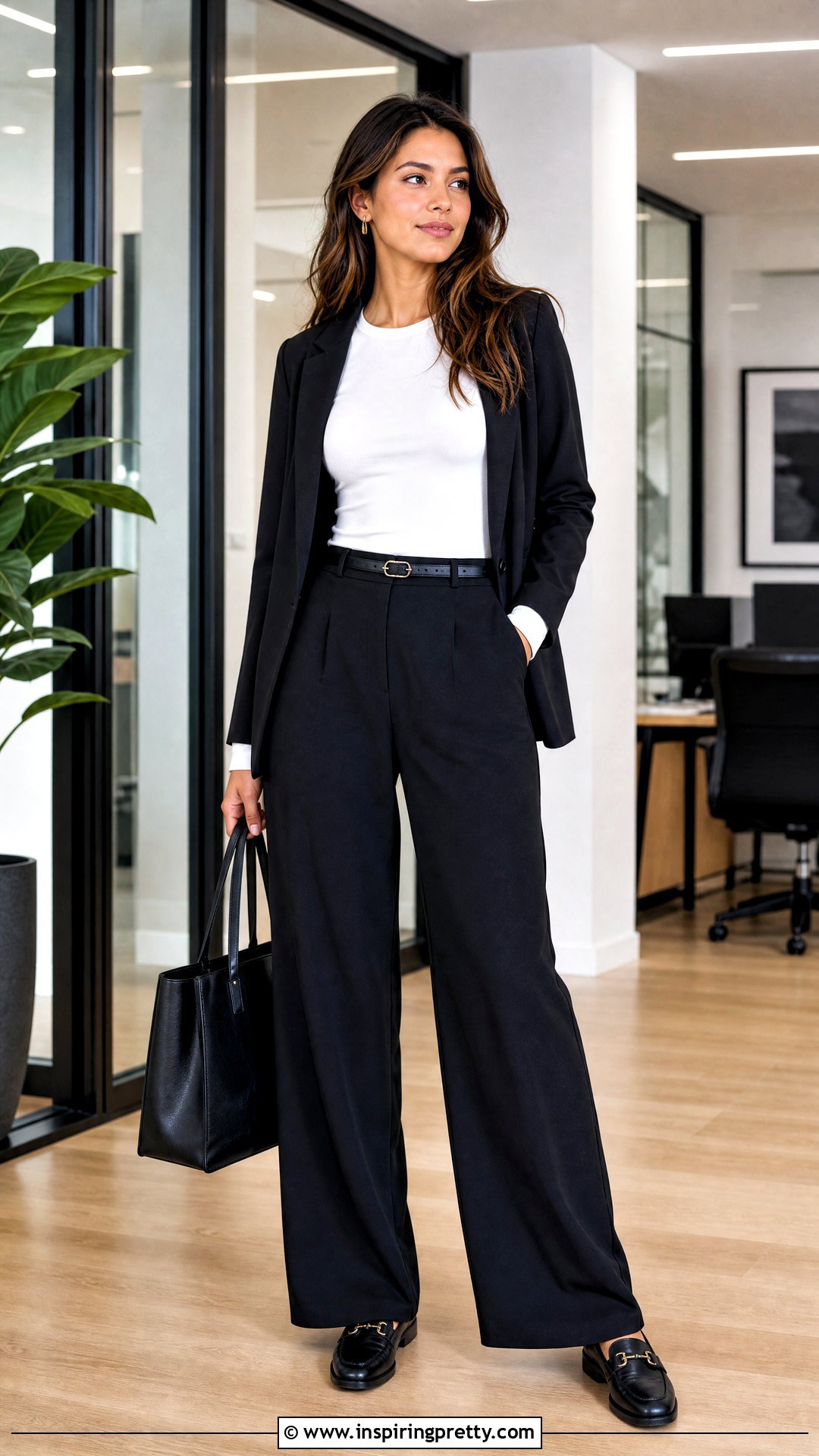 Hollister White Long Sleeve Top With Black Trousers - 25 hollister basic tops outfit ideas