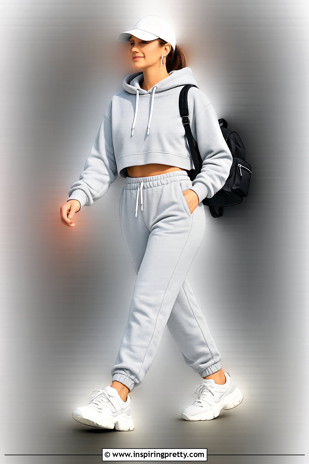 Hooded Crop Top With Jogger Pants - 20 Crop Top Transparent Backgrounds