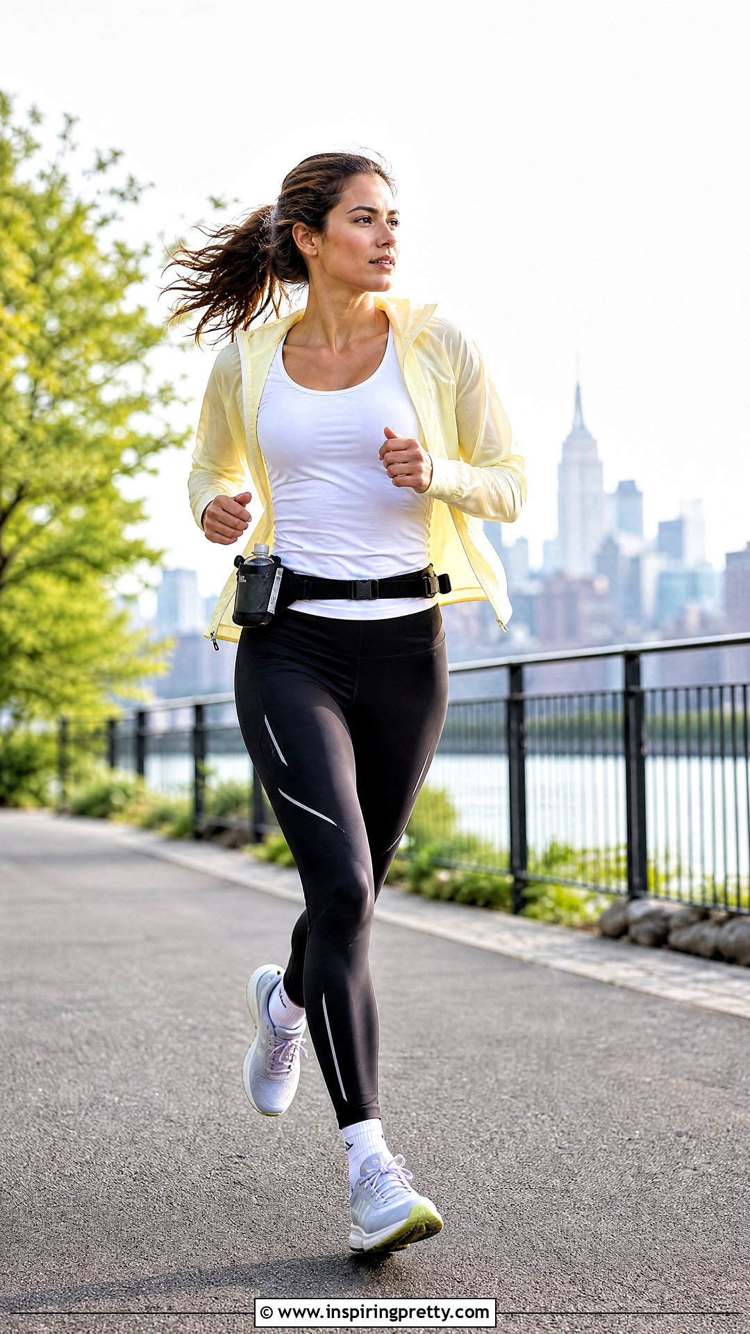 Hooded Workout Top With Running Leggings - 20 workout tops women