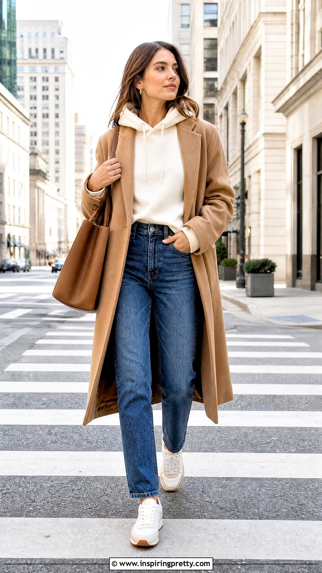 Hoodie And Straight Leg Jeans - 50 trendy jeans top outfit ideas