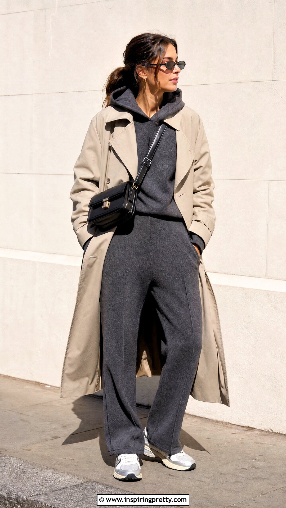 Hoodie And Straight Leg Trouser Set - 50 two pieces trouser and top