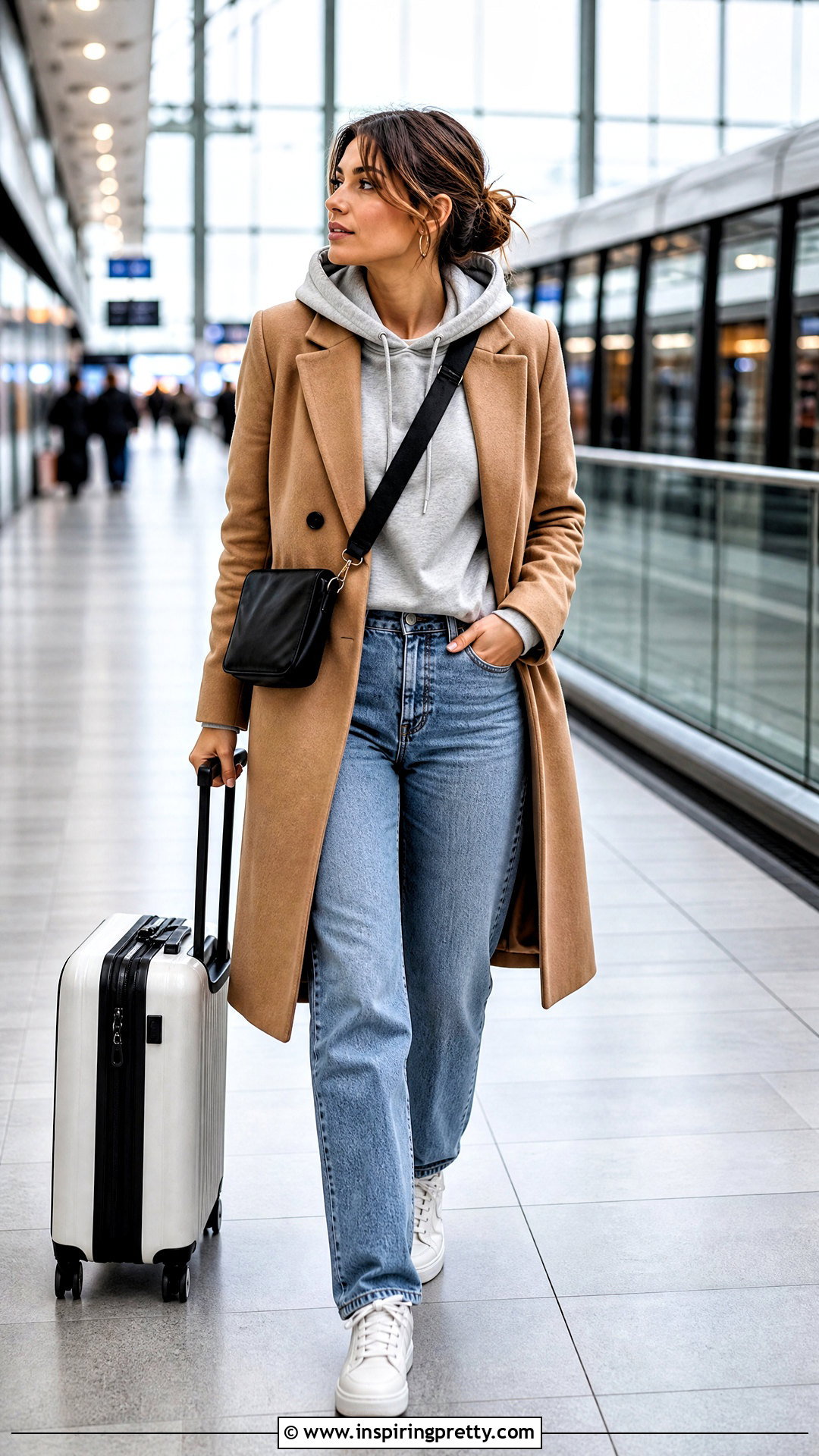 Hoodie And Tailored Coat Outfit - 50 top outfits for women
