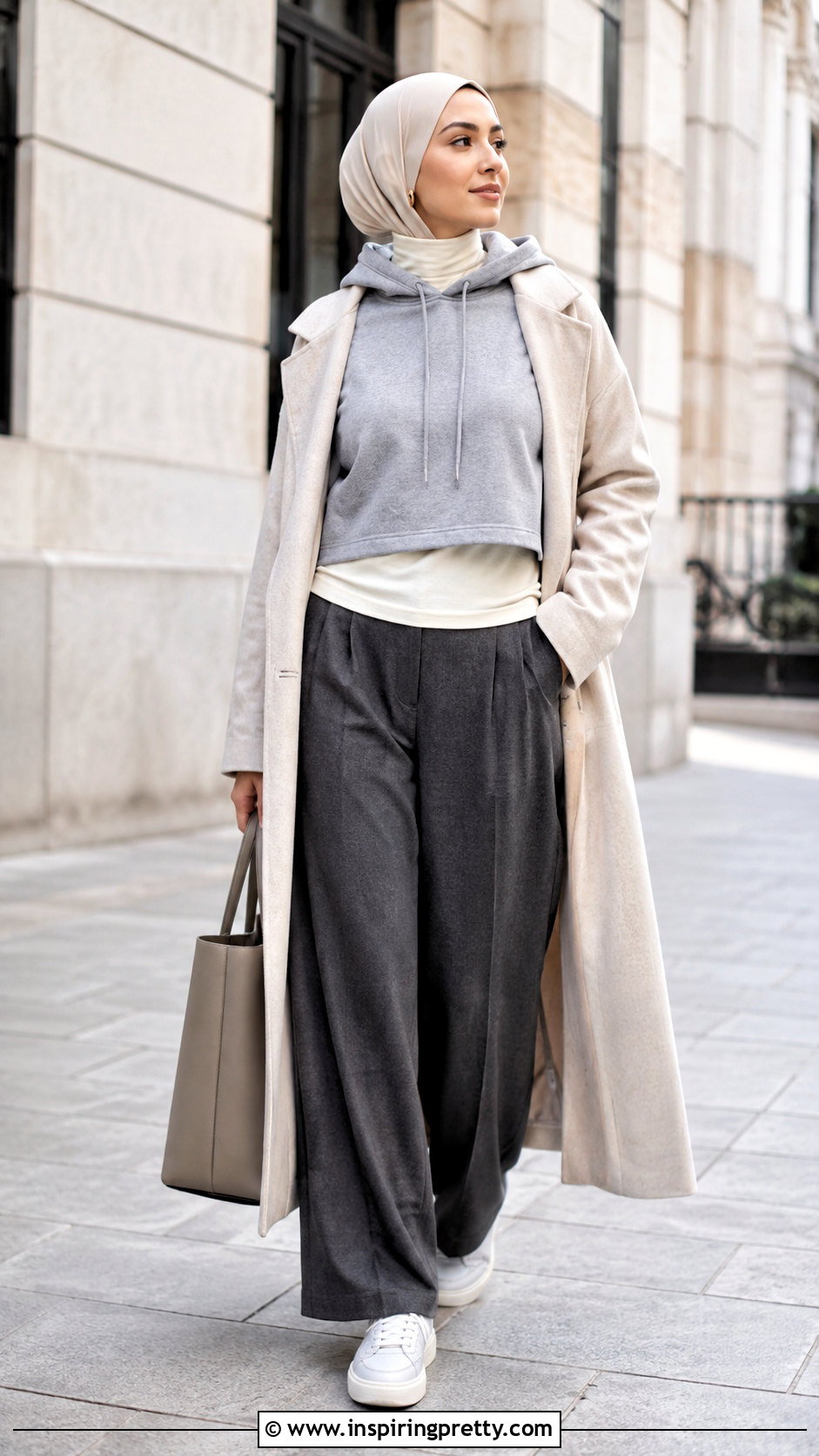 Hoodie Crop Top Modest Layered Outfit - 50 hoodie crop top outfit ideas