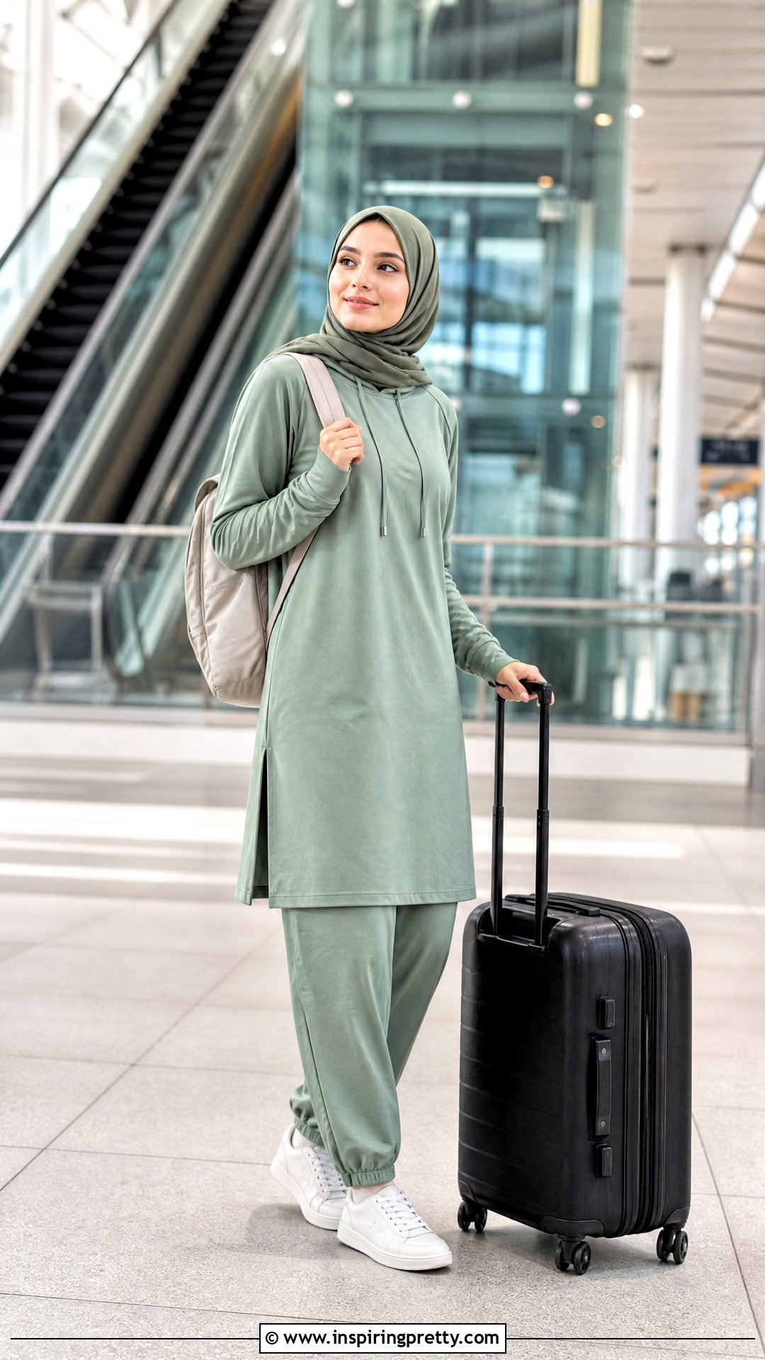 Hoodie Long Top With Jogger Pants - 50 long tops designs for muslims