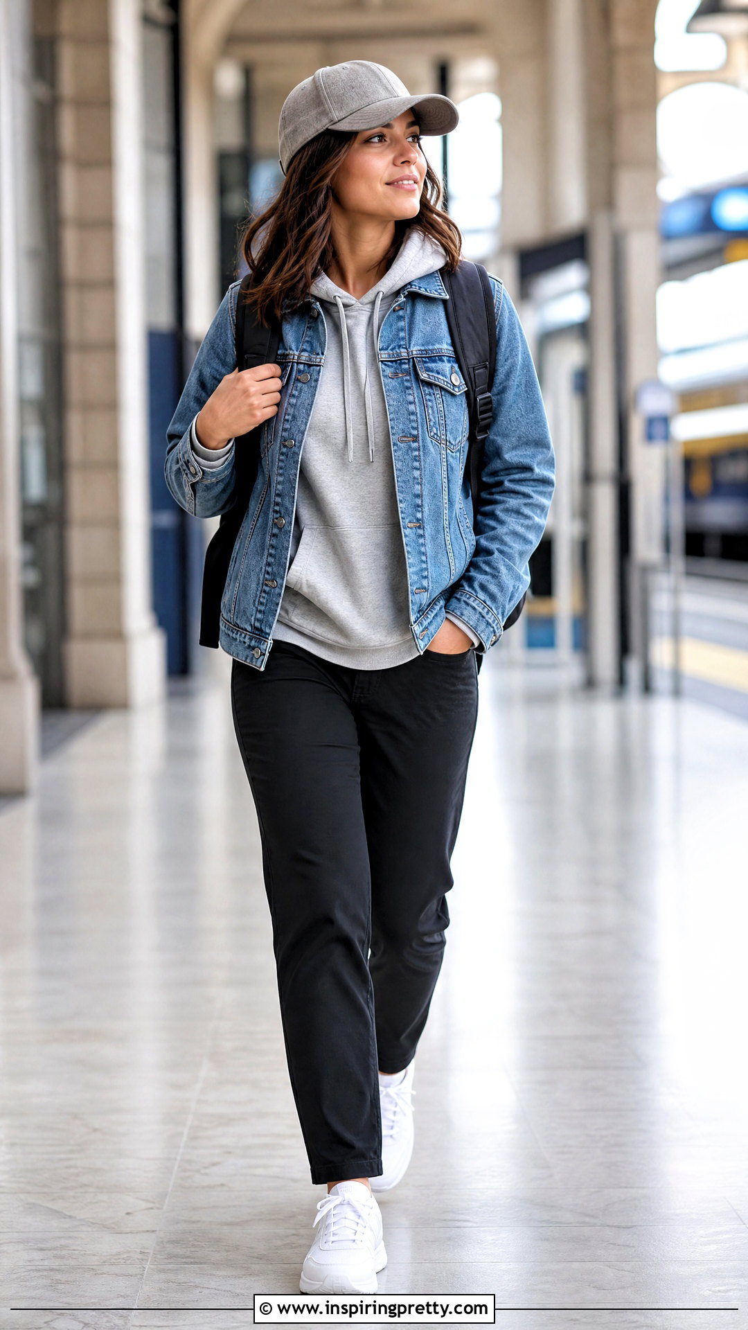 Hoodie Under Denim Jacket Outfit - 50 layered tops outfits