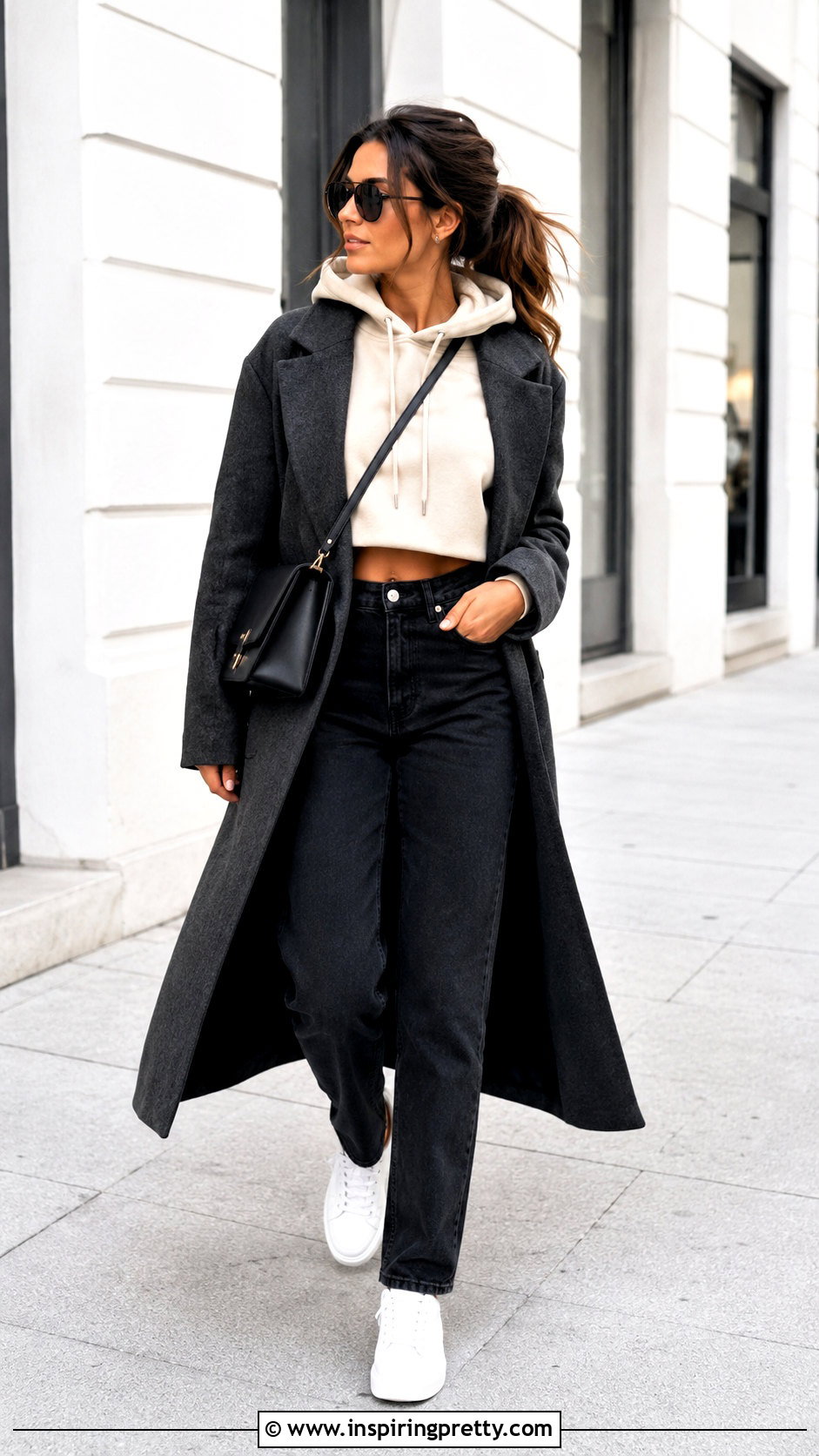 Hoodie With Black Jeans - What Tops Go With Black Jeans (25 Ways)