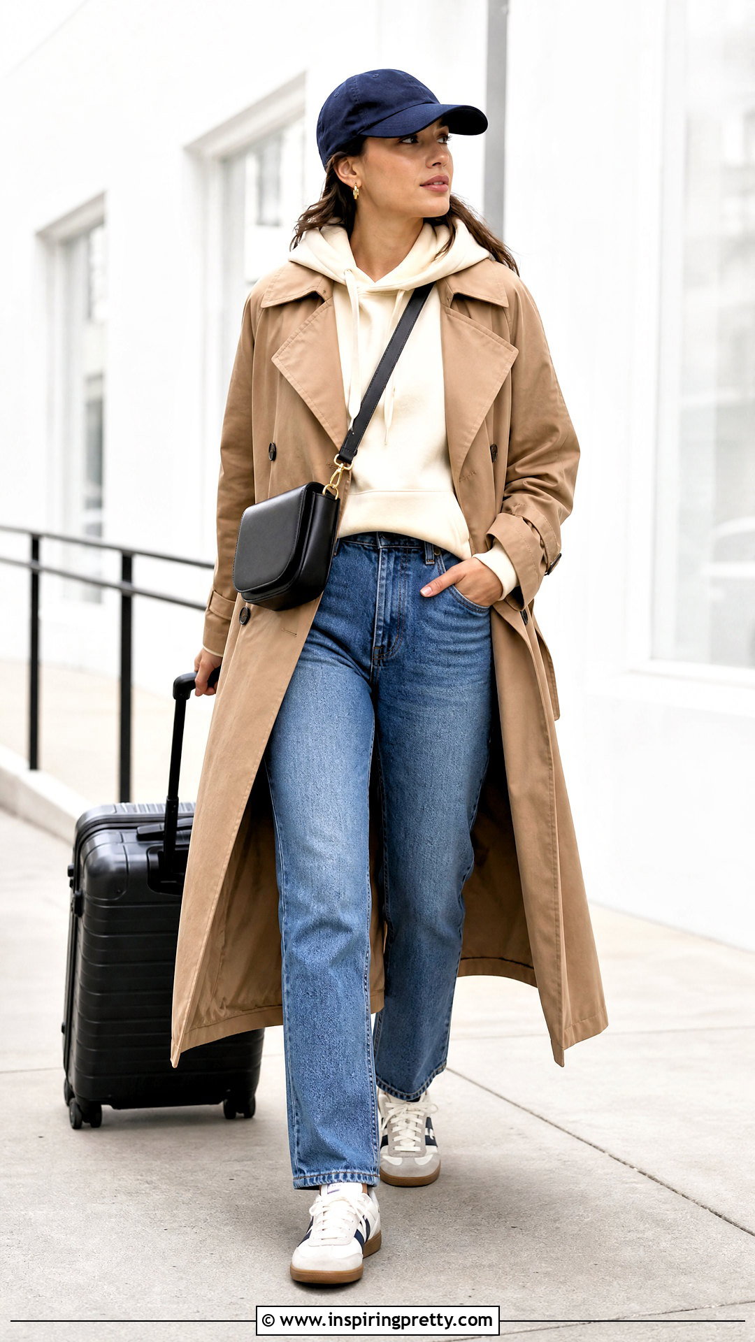 Hoodie With Straight Jeans - 50 jeans top outfit for women