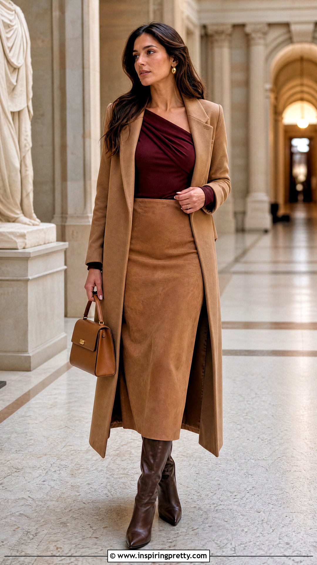 House Of CB Allegra Top With Camel Midi Skirt - 20 House Of Cb Allegra Top outfit ideas