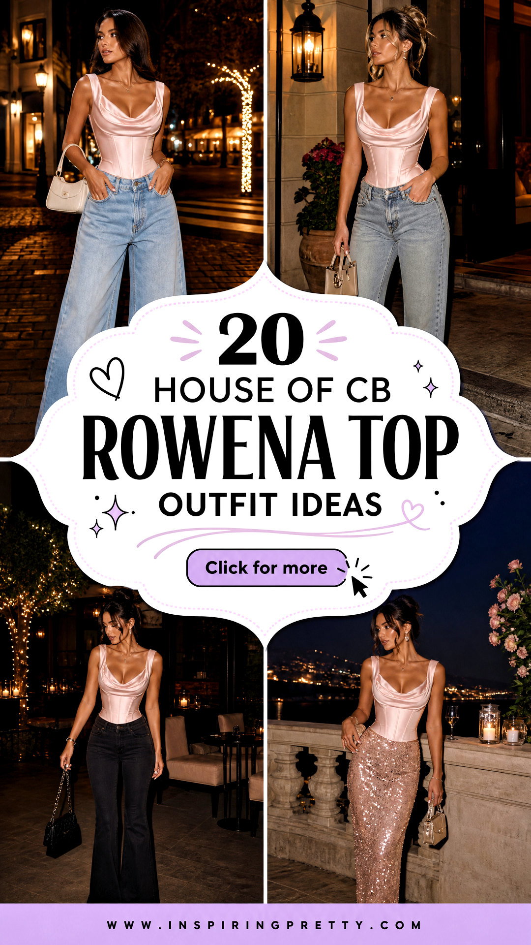 20 House of CB Rowena Top Outfit Ideas for Romantic Nights - 20 House of CB Rowena Top Outfit Ideas for Romantic Nights