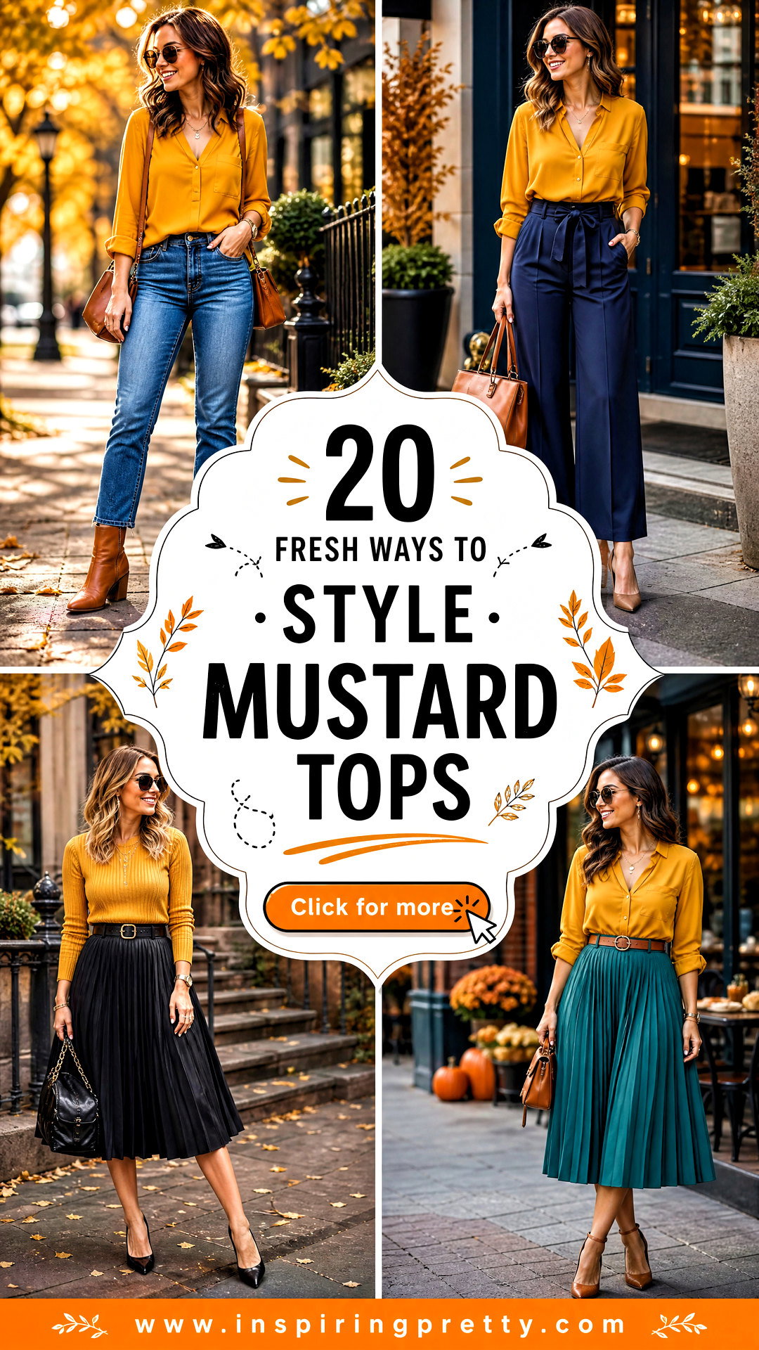 How To Style Mustard Tops 20 Fresh Looks for Fall Days - How To Style Mustard Tops: 20 Fresh Looks for Fall Days