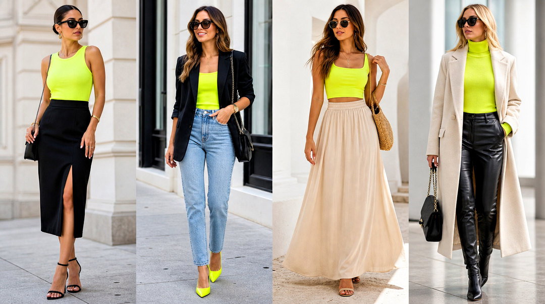 How To Style Neon Tops: 20 Bold Looks for Festival Season