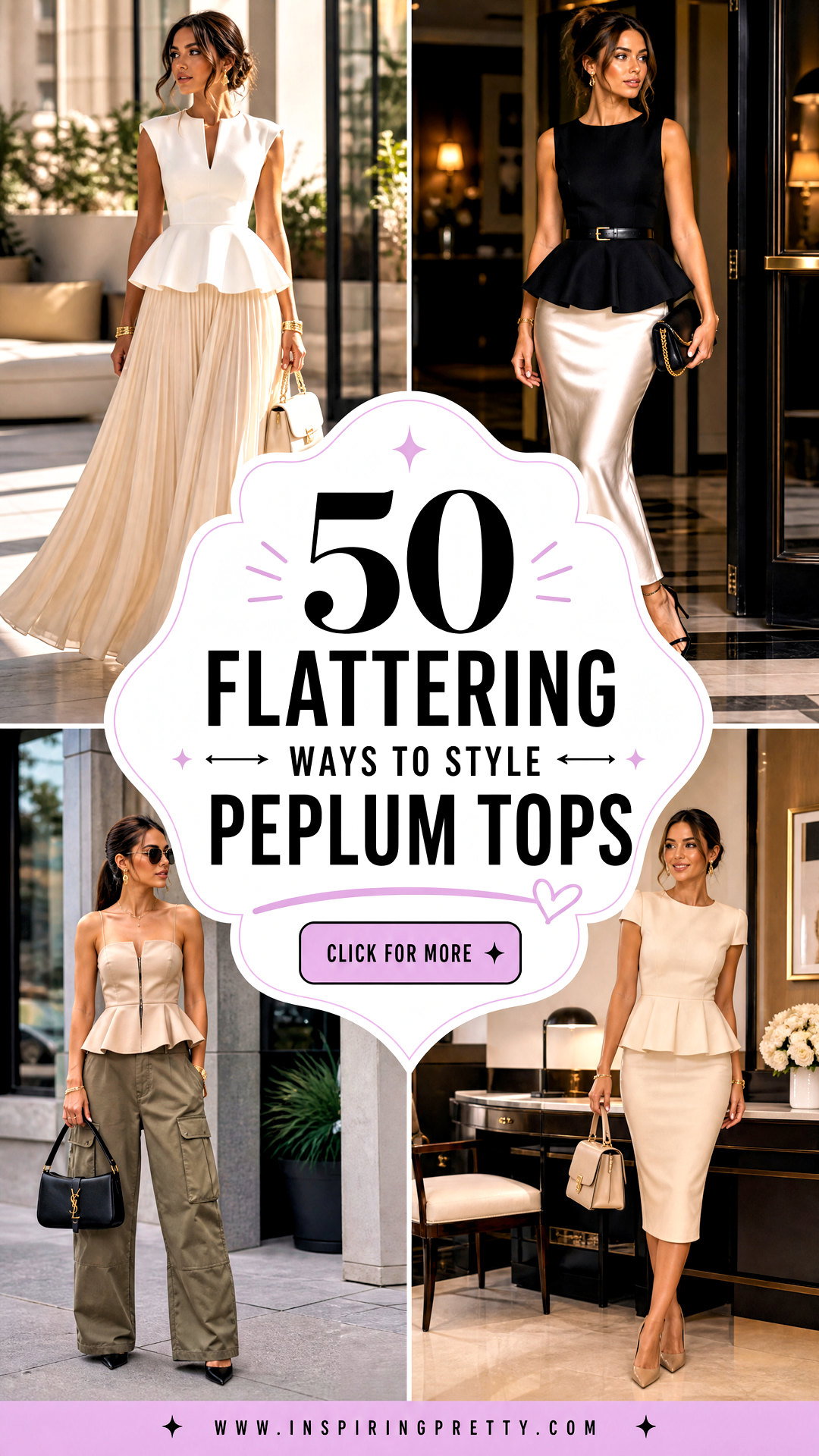 How To Style Peplum Tops 50 Flattering Work-to-Date Looks - How To Style Peplum Tops: 50 Flattering Work-to-Date Looks
